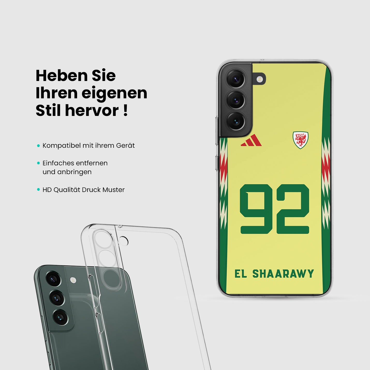 Wales Handyhülle EM 2024 - 1instaphone