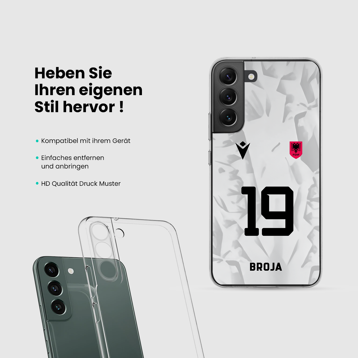 Albanien Handyhülle EM 2024 - 1instaphone