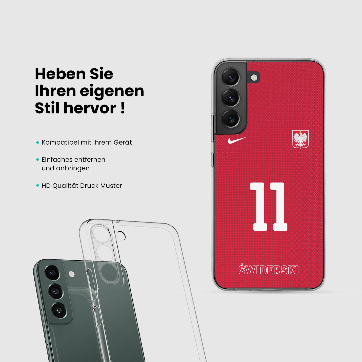 Polen Handyhülle EM 2024 - 1instaphone