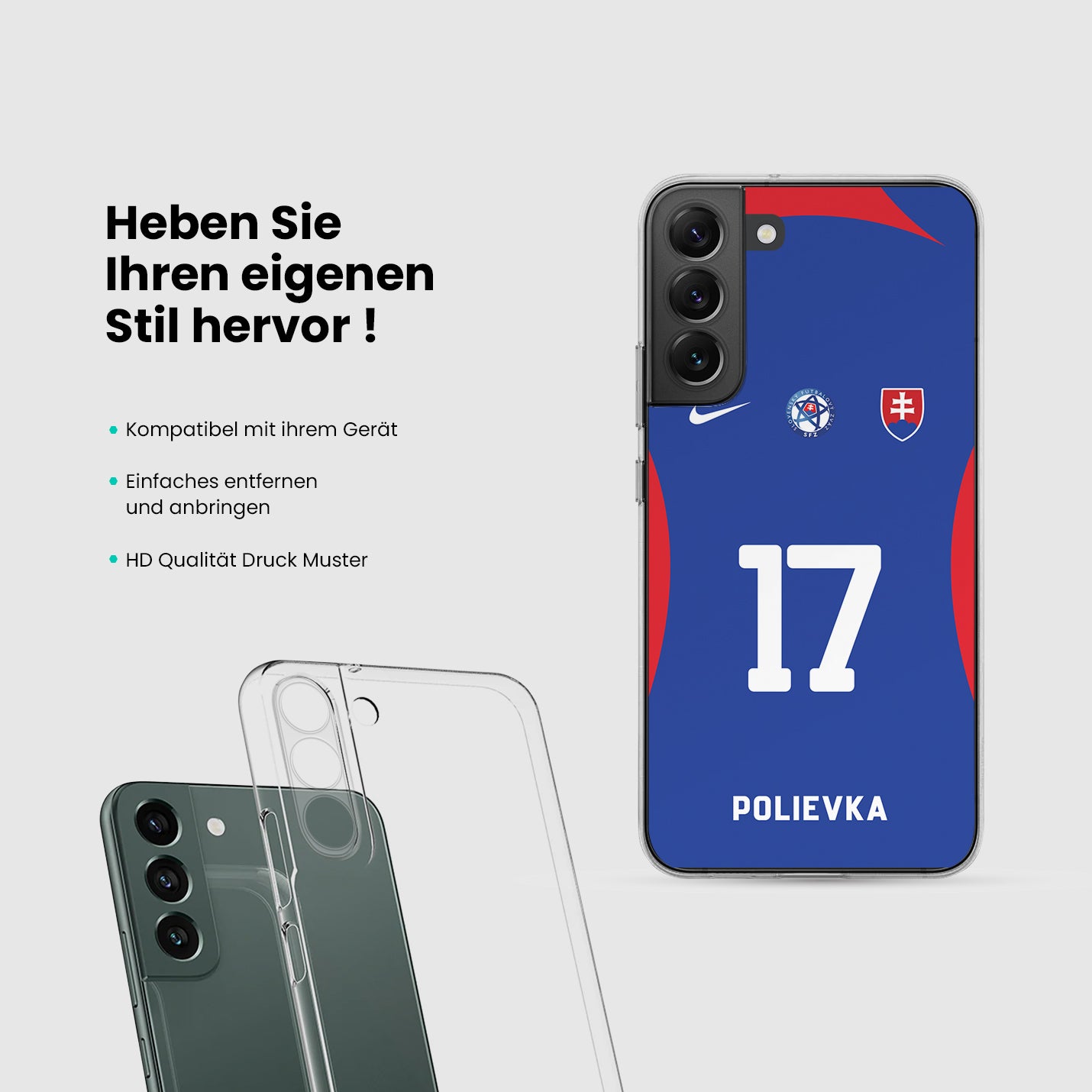 Slowakei Handyhülle EM 2024 - 1instaphone