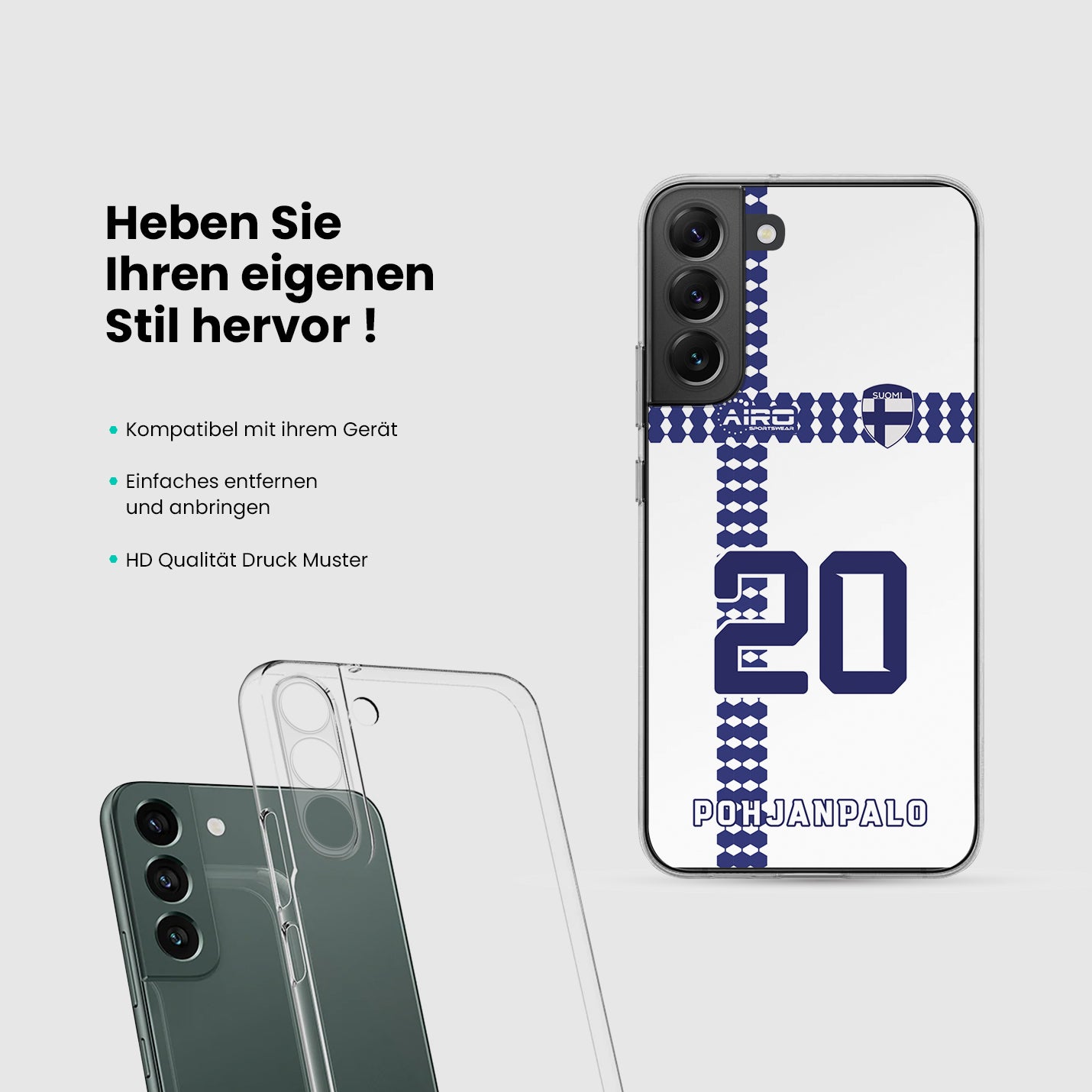 Finnland Handyhülle EM 2024 - 1instaphone