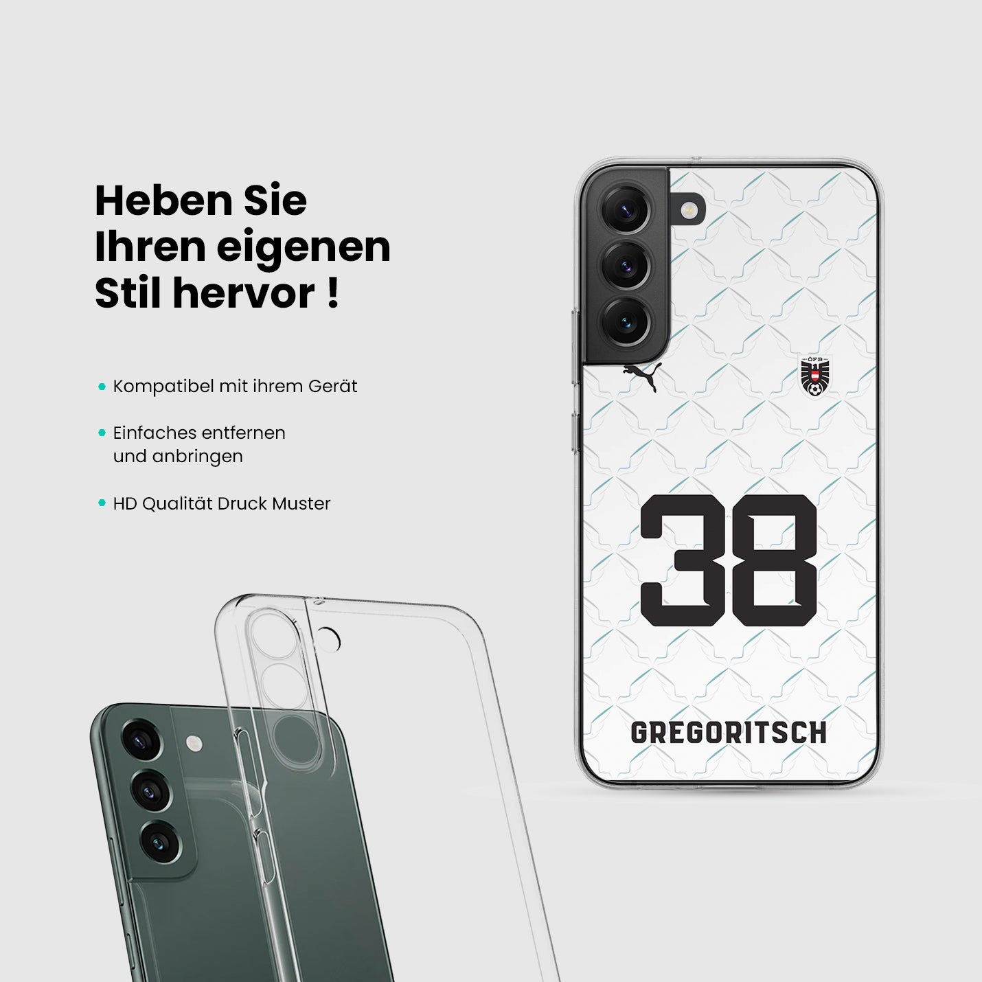 Österreich Handyhülle EM 2024 - 1instaphone