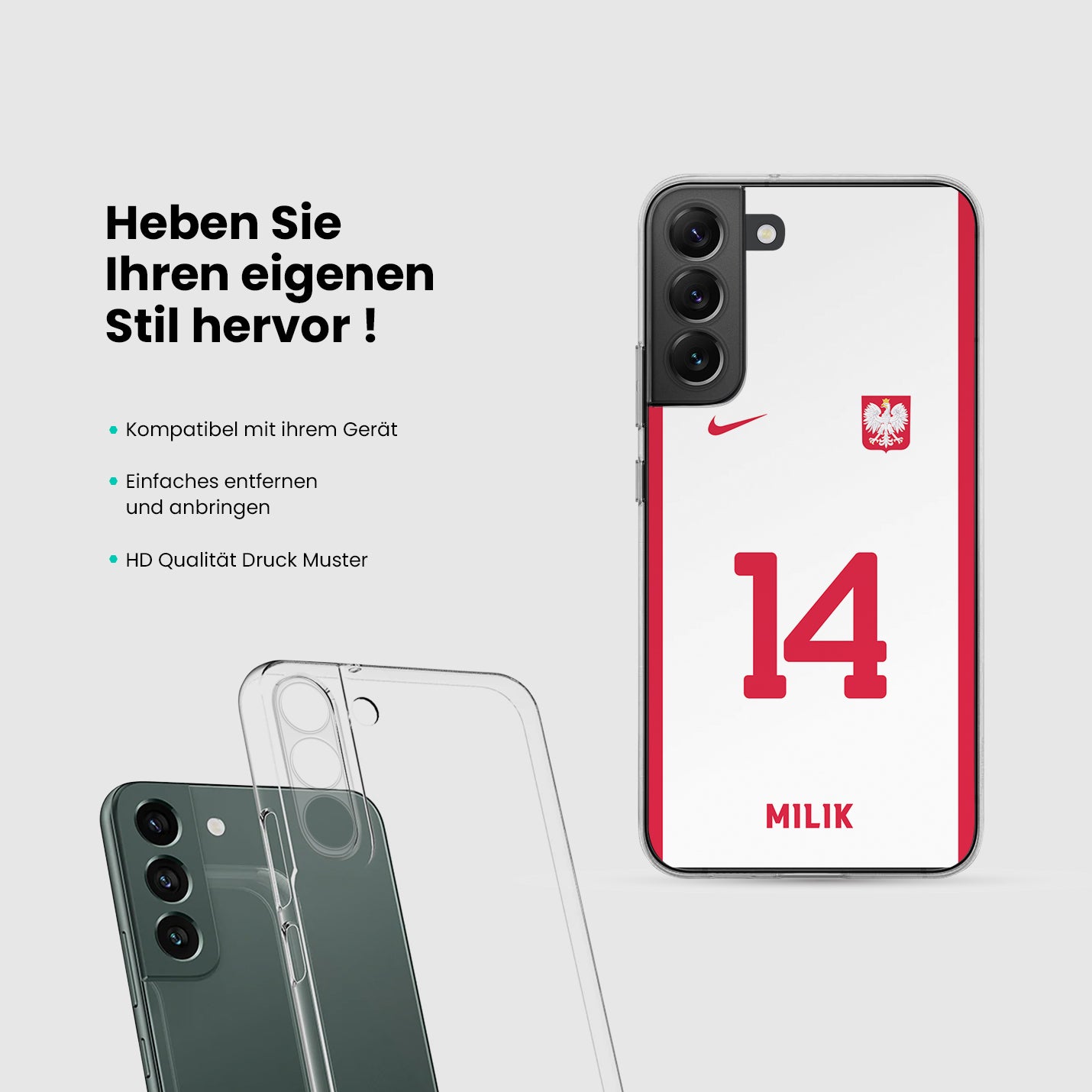 Polen Handyhülle EM 2024 - 1instaphone