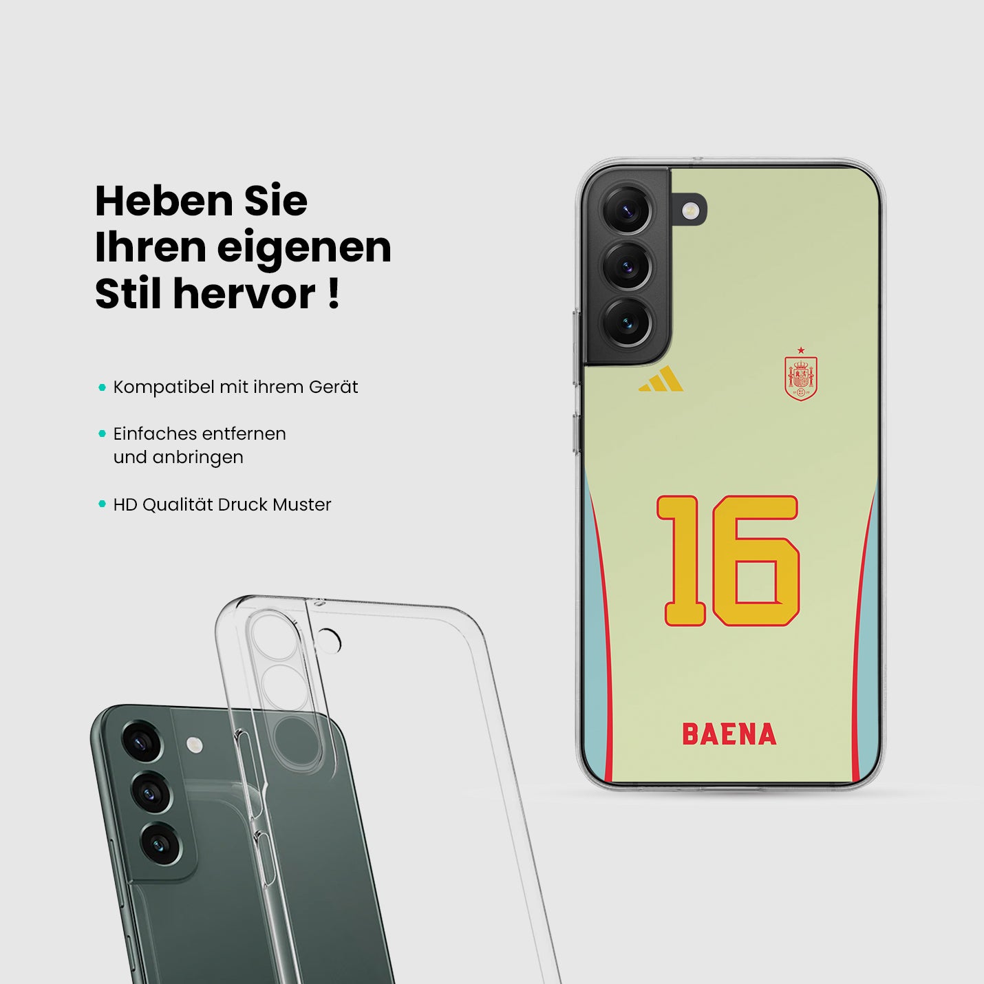 Spanien Handyhülle EM 2024 - 1instaphone
