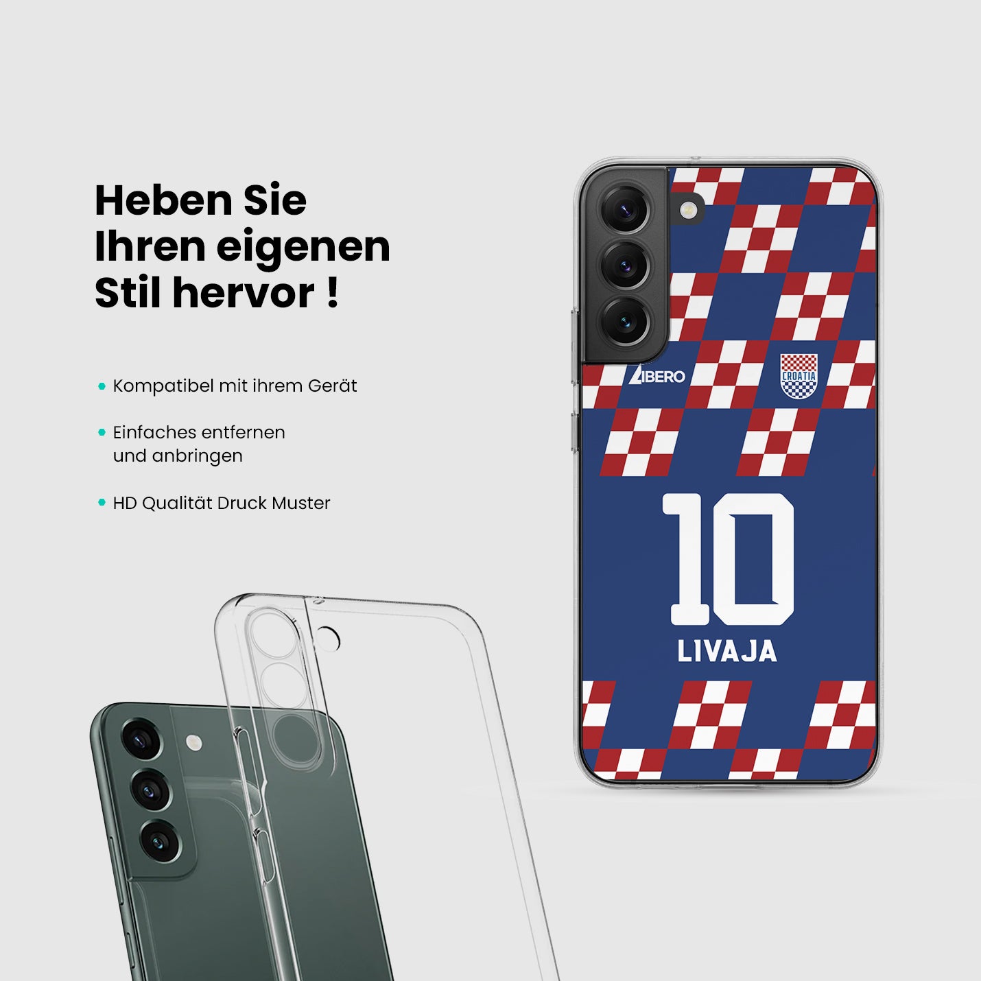 Kroatien Handyhülle EM 2024 - 1instaphone