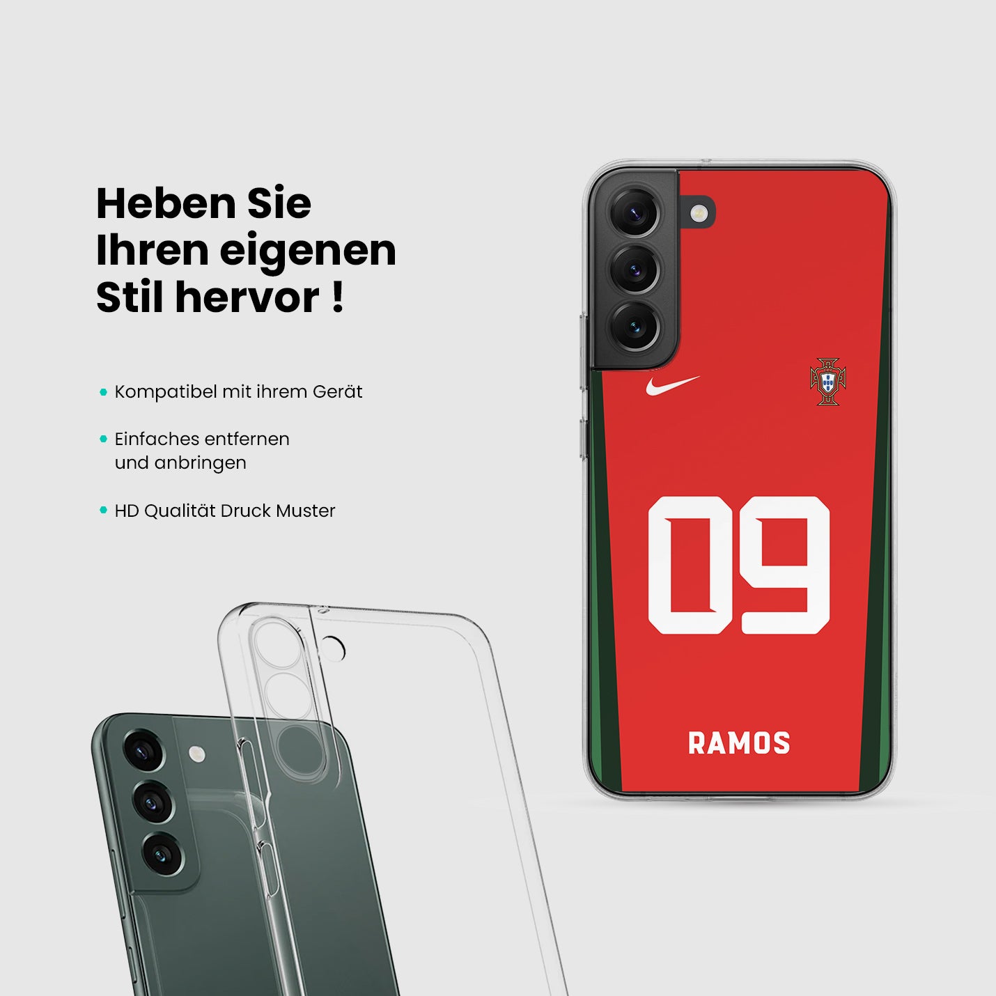 Portugal Handyhülle EM 2024 - 1instaphone