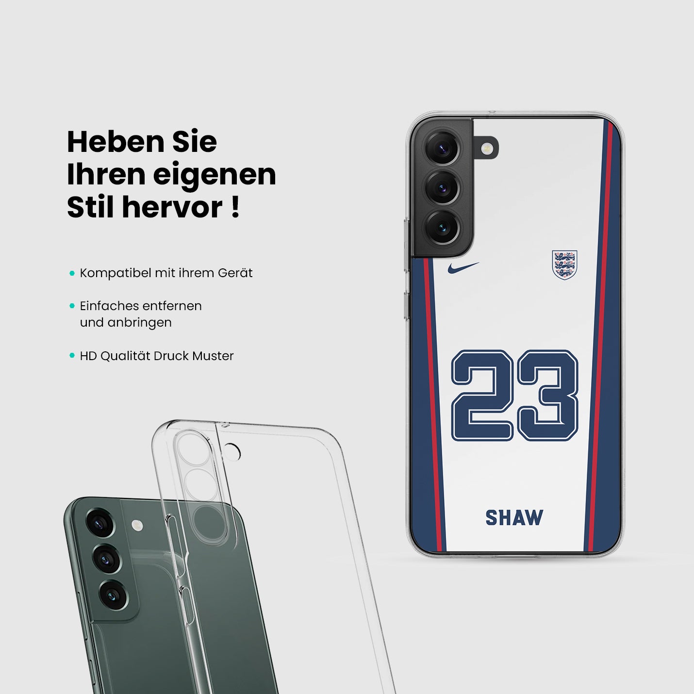 England Handyhülle EM 2024 - 1instaphone