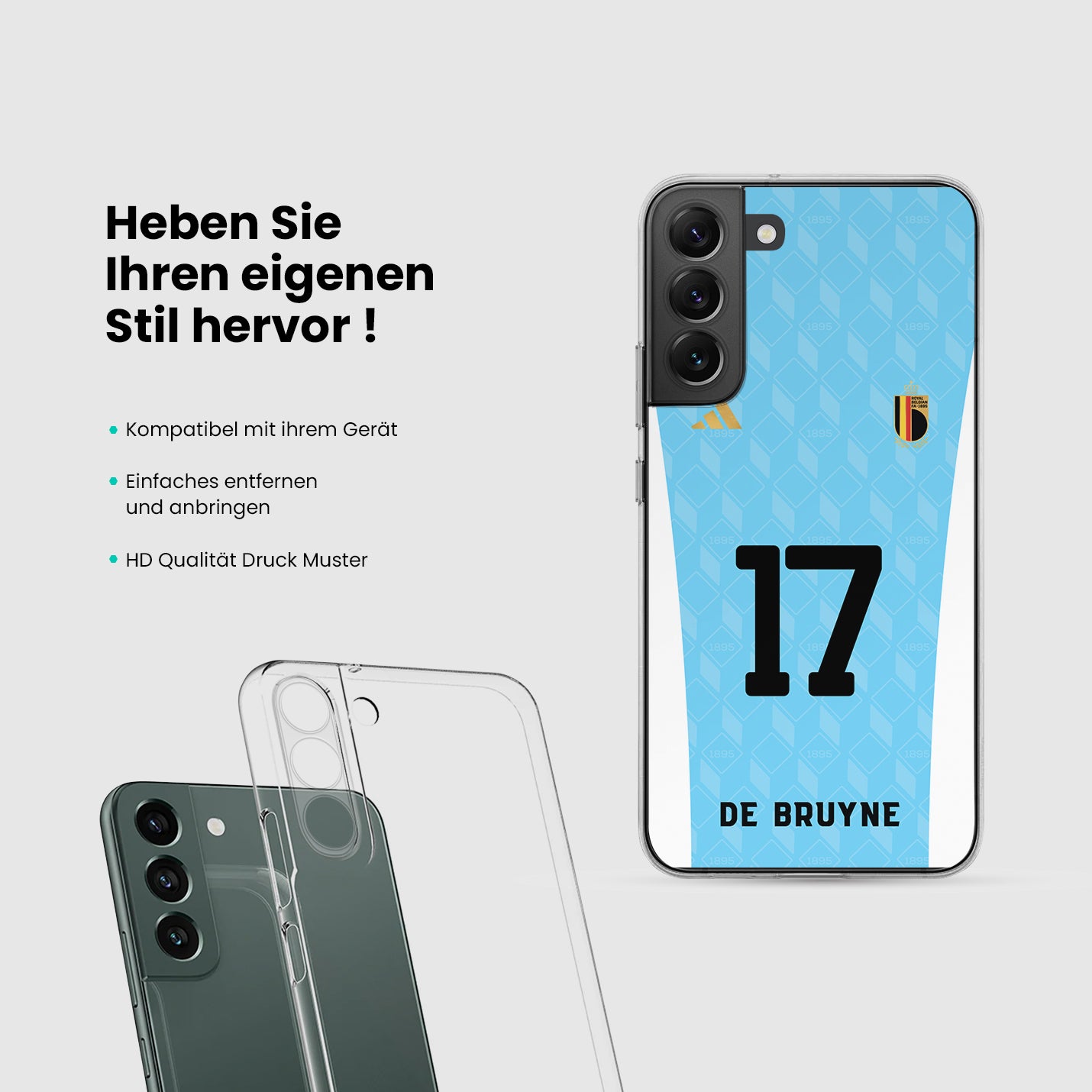 Belgien Handyhülle EM 2024 - 1instaphone
