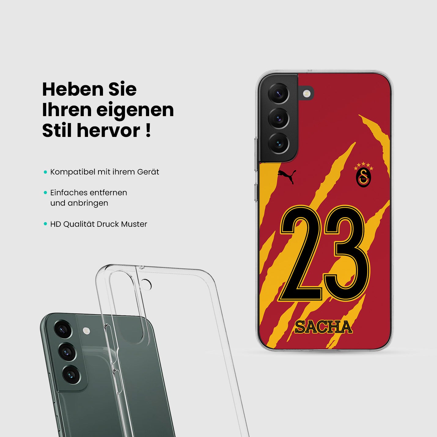 Personalisierte Galatasaray Handyhülle 2023 - 1instaphone