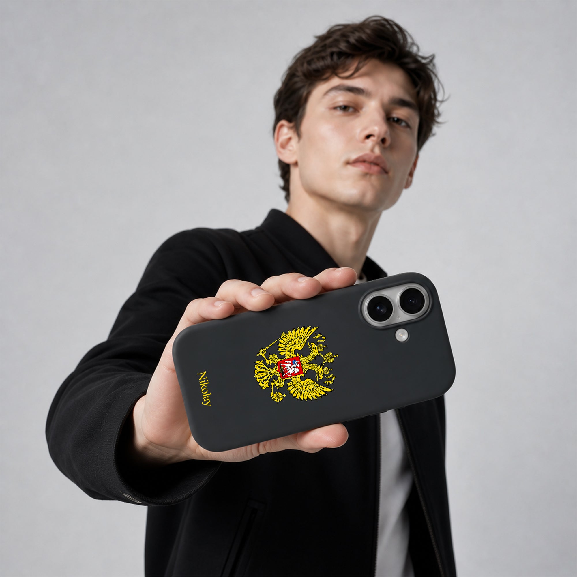 Personalisierte Russisches Imperium Handyhülle mit Namen - 1instaphone