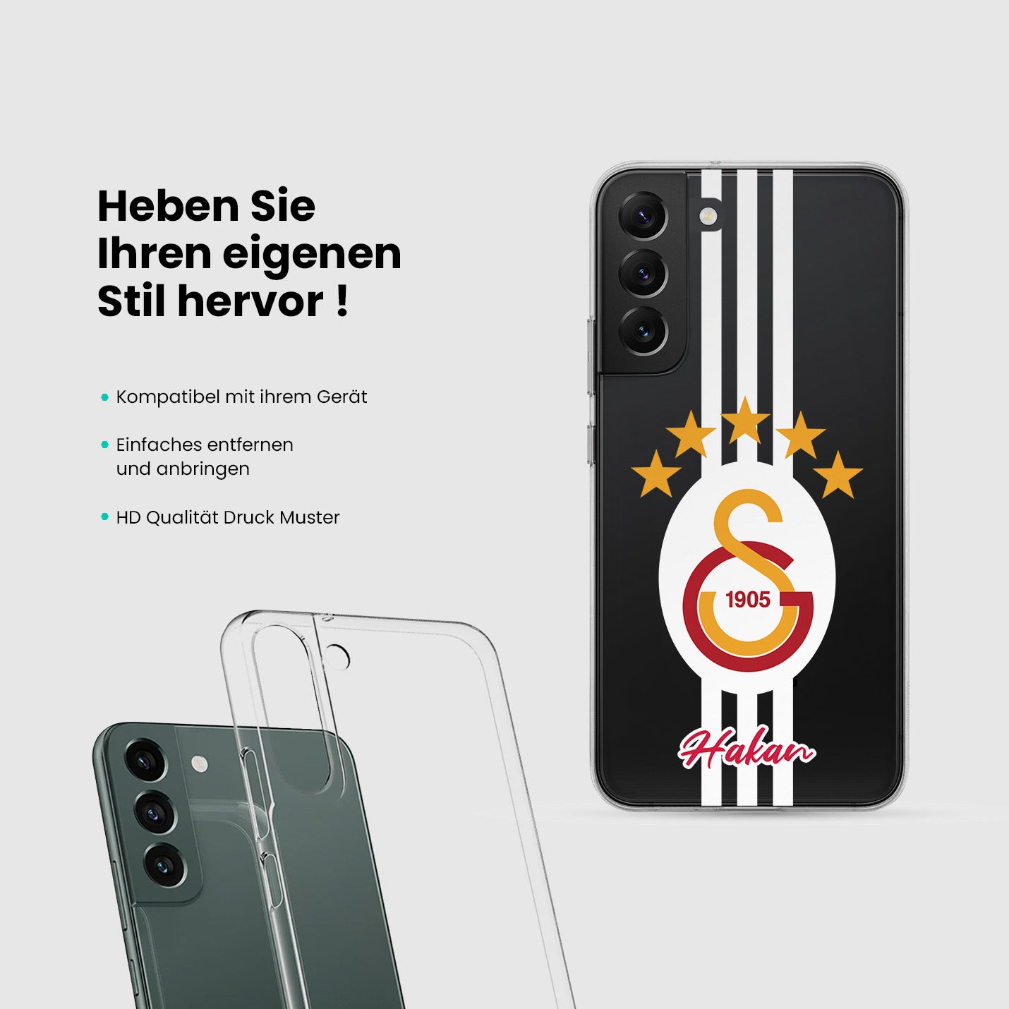Galatasaray Hülle mit Wunschname - 1instaphone