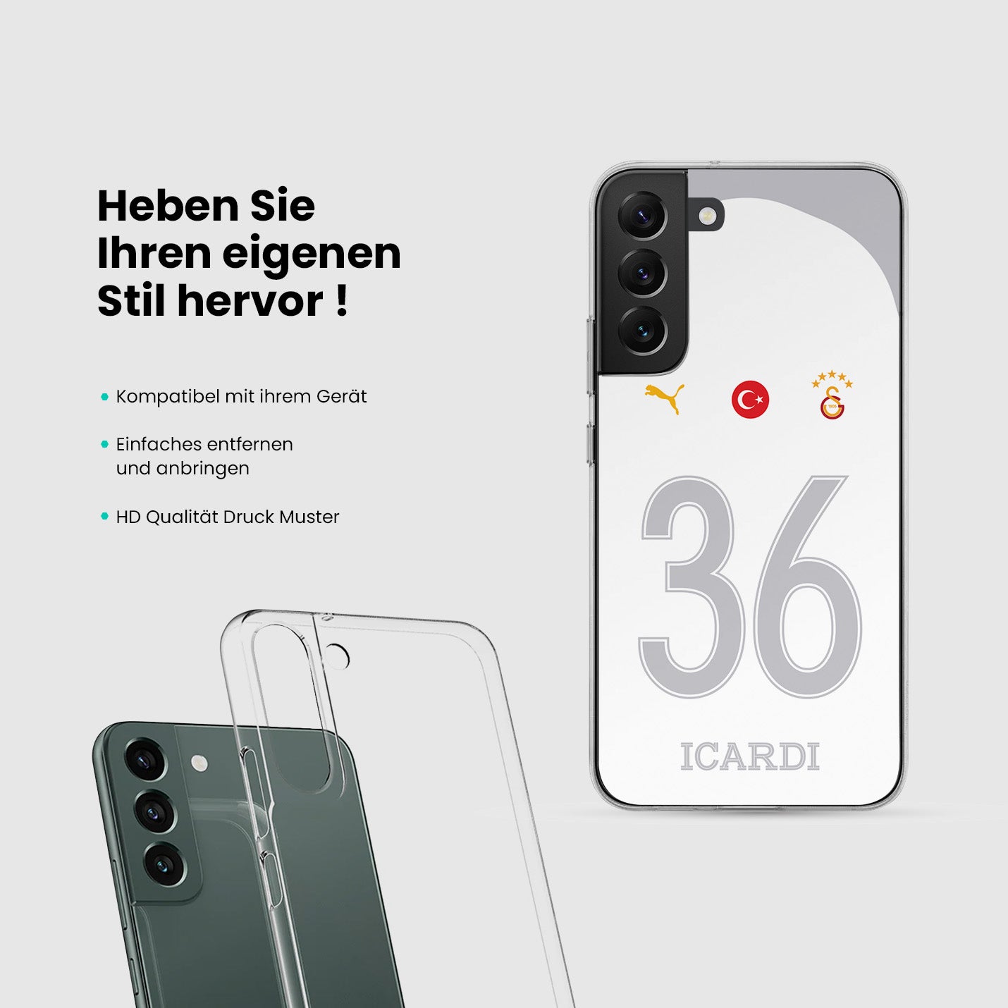 Personalisierte Galatasaray Handyhülle 2023 - 1instaphone