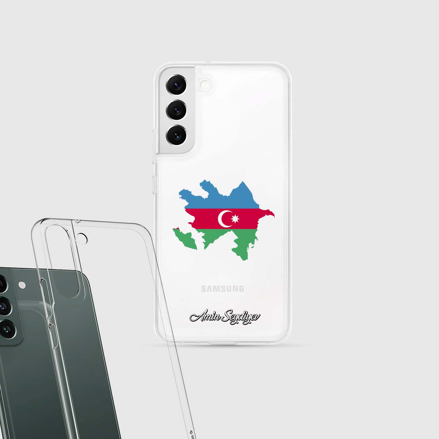 Handyhüllen mit Flagge - Aserbaidschan - 1instaphone