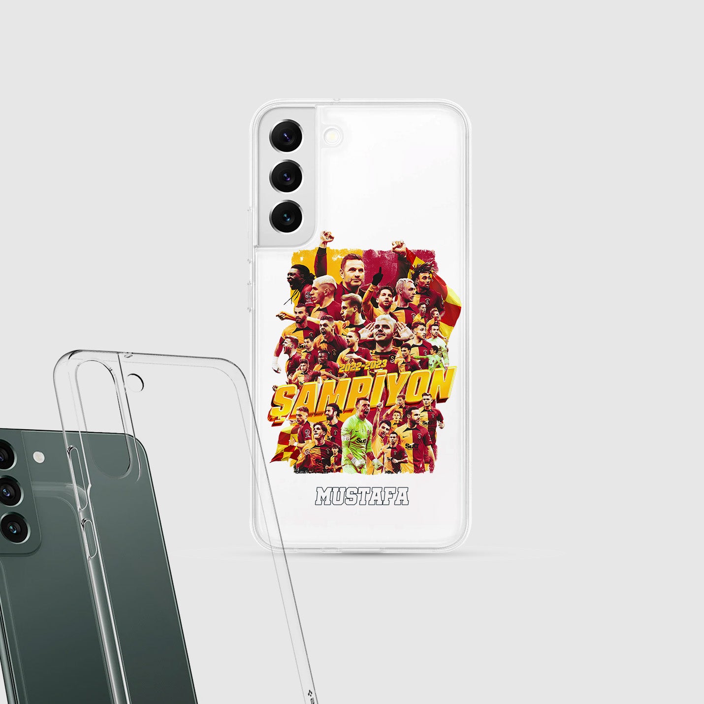 Galatasaray Hülle mit Wunschname - Şampiyon - 1instaphone