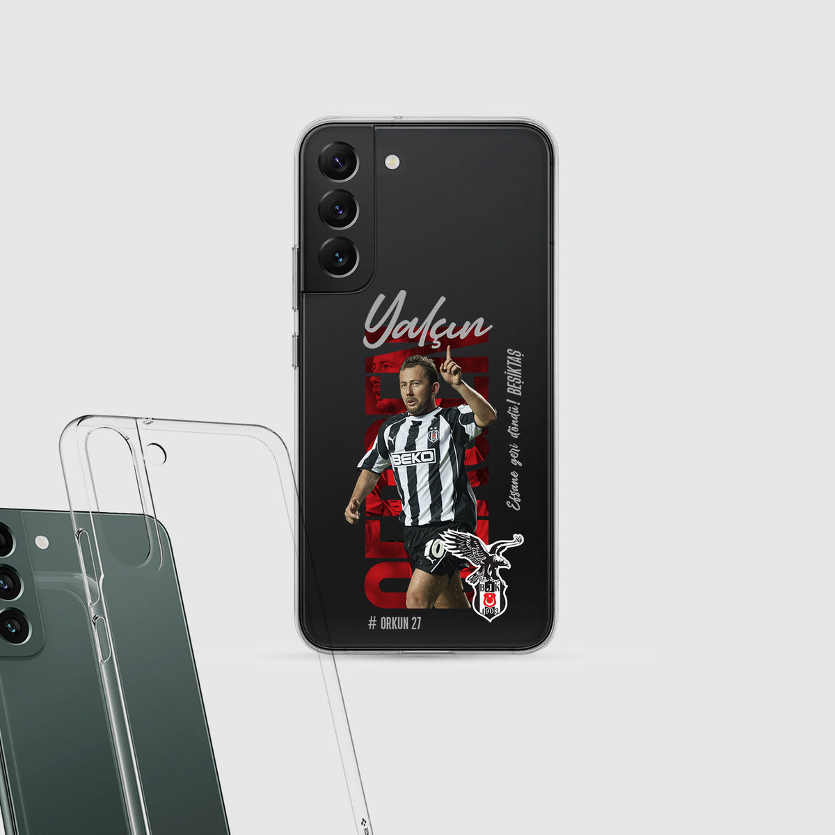 Besiktas Hülle mit Wunschname Sergen - 1instaphone