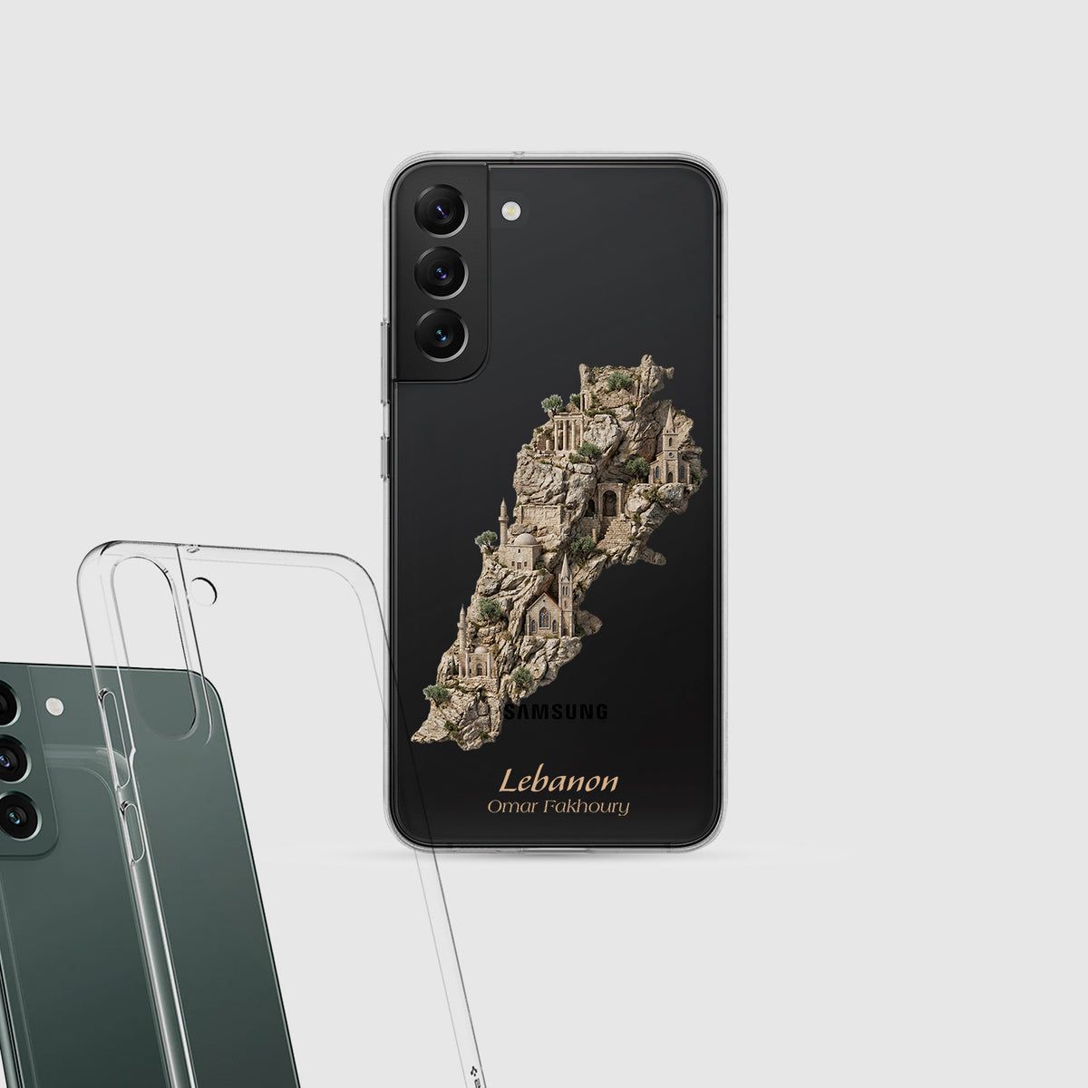 Lebanon Karte – Islamisches Kunst Design - 1instaphone