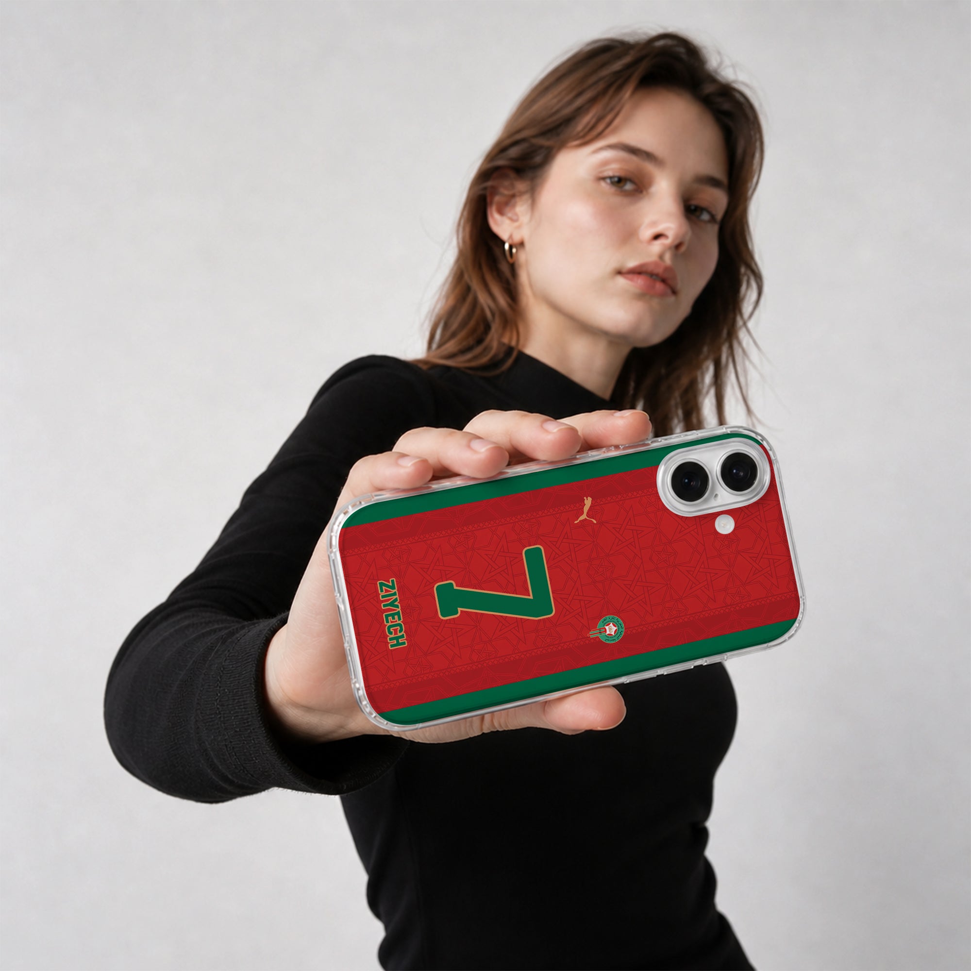 Morocco 2026 Handyhülle – Name & Nummer - 1instaphone