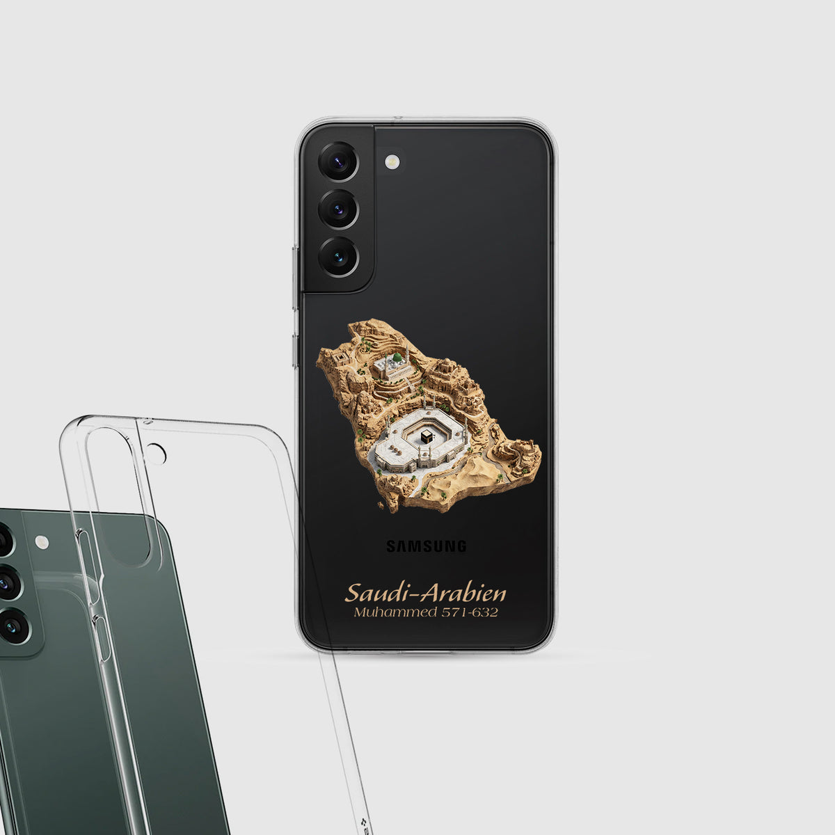 Saudi-Arabien Karte – Islamisches Kunst Design - 1instaphone