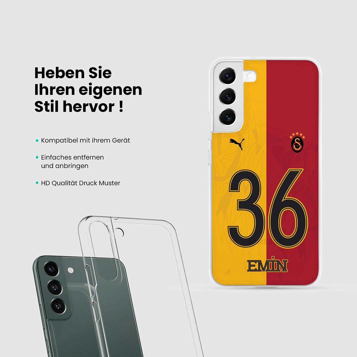 Personalisierte Galatasaray Handyhülle 2023 - 1instaphone