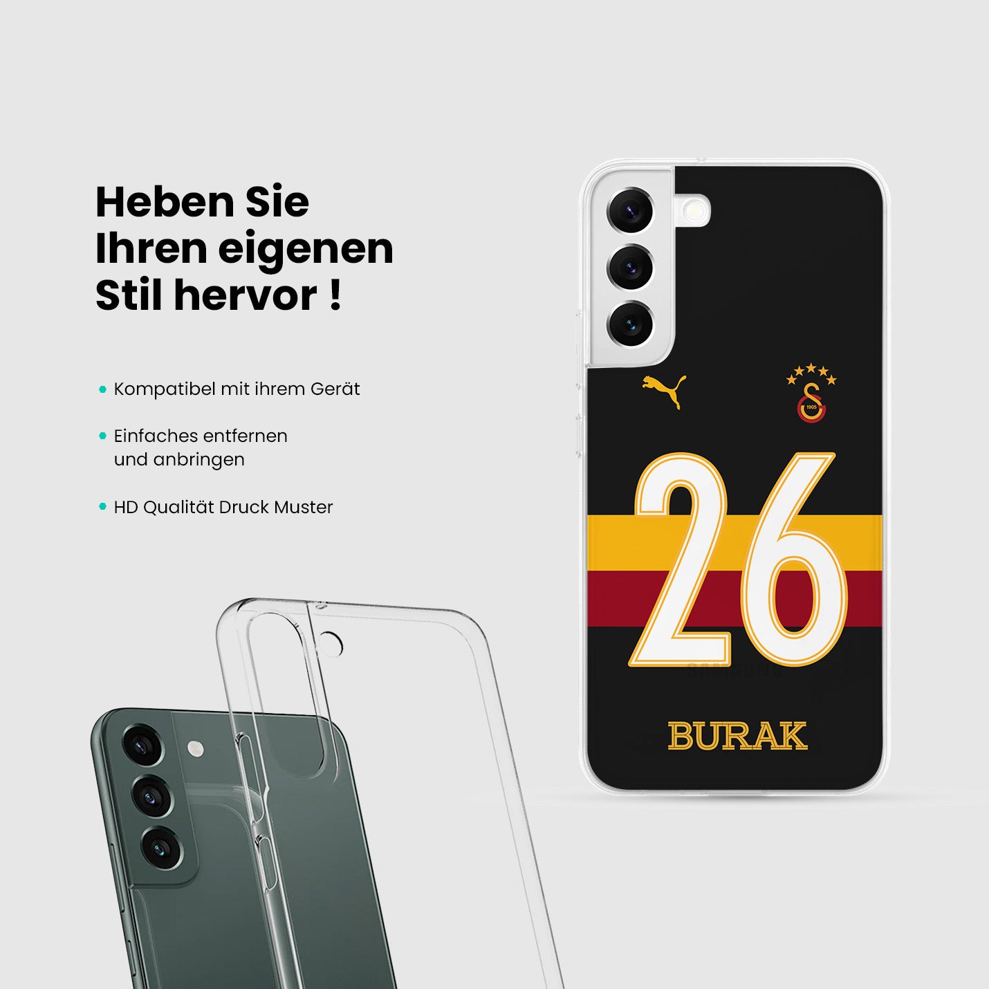 Personalisierte Galatasaray Handyhülle - 1instaphone