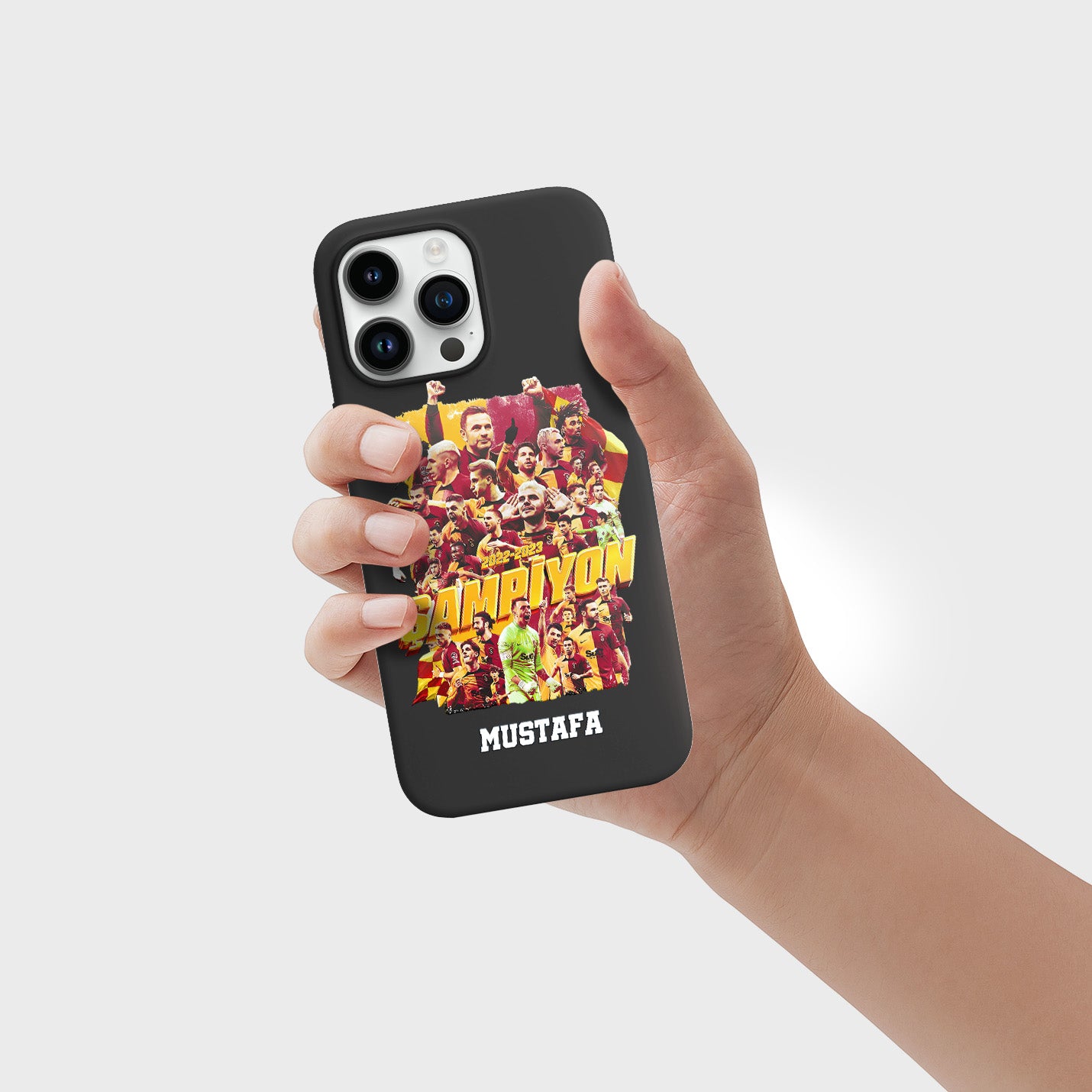 Galatasaray Hülle mit Wunschname - Şampiyon - 1instaphone