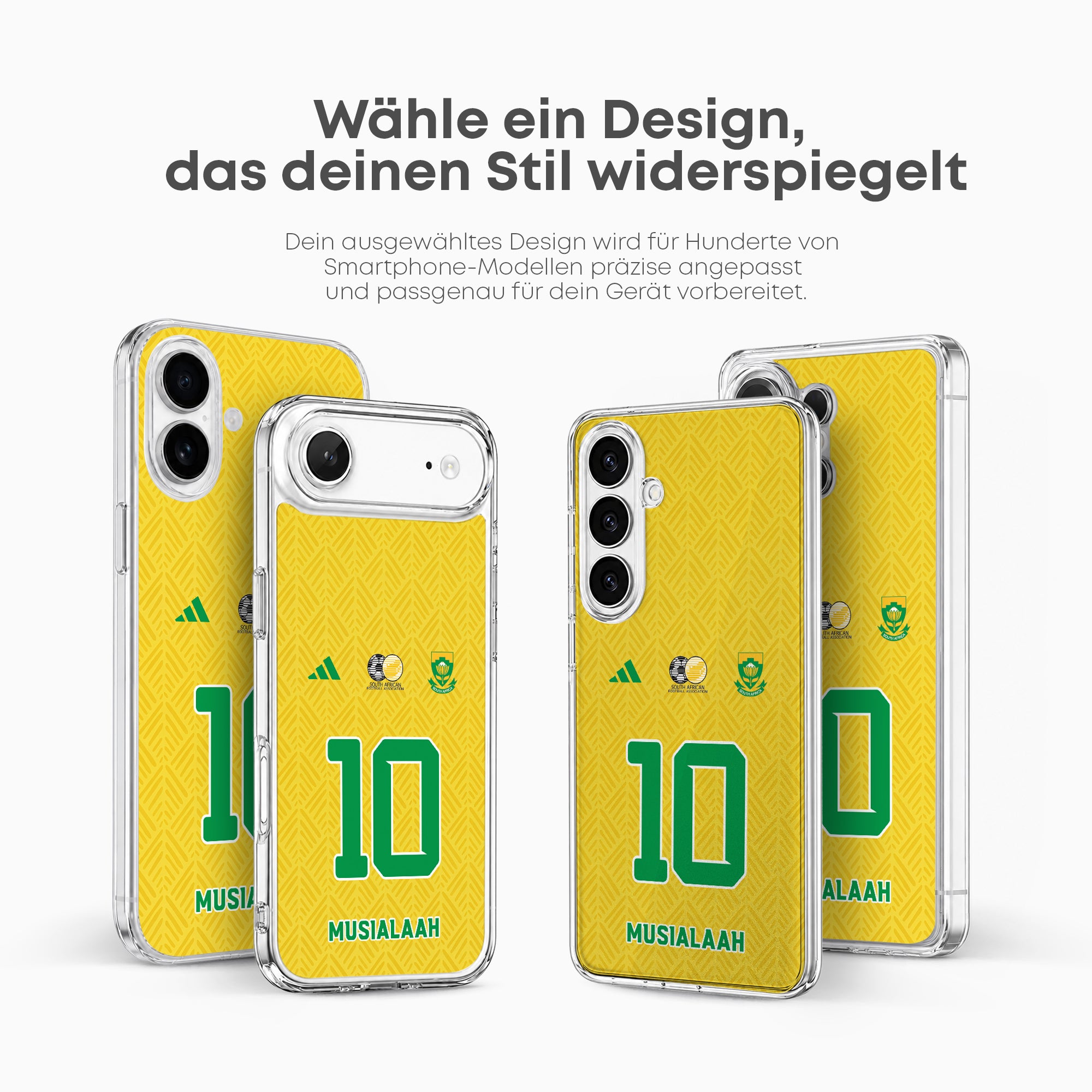 South Africa WM 2026 Handyhülle – Name & Nummer - 1instaphone