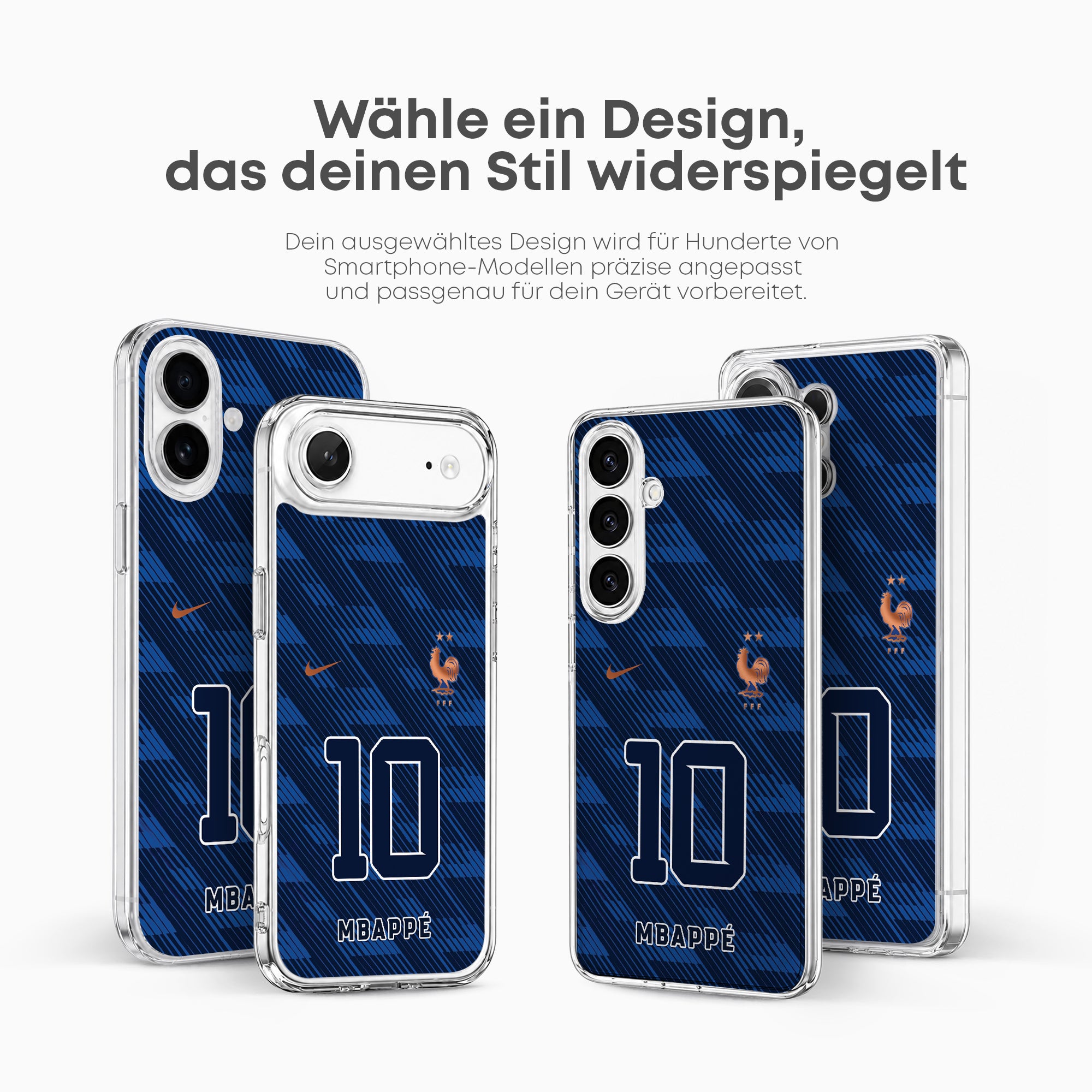 France WM 2026 Handyhülle – Name & Nummer - 1instaphone