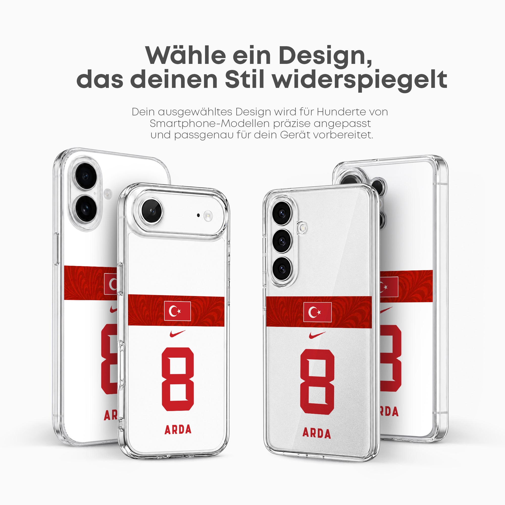 Turkey WM 2026 Handyhülle – Name & Nummer - 1instaphone