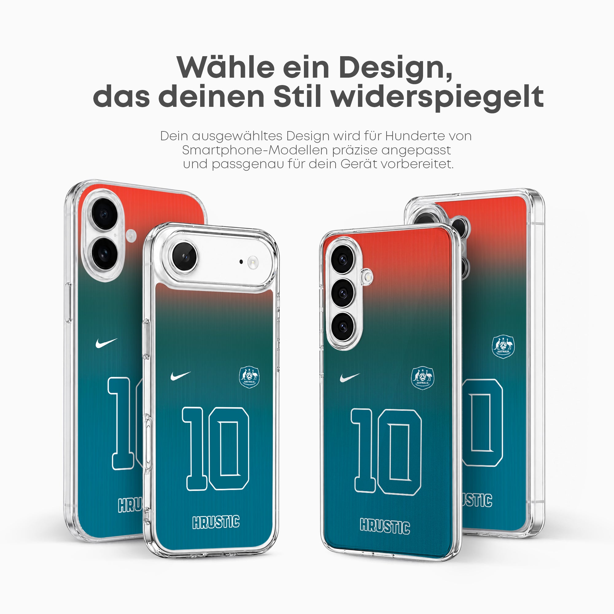 Australia 2026 Handyhülle – Name & Nummer - 1instaphone