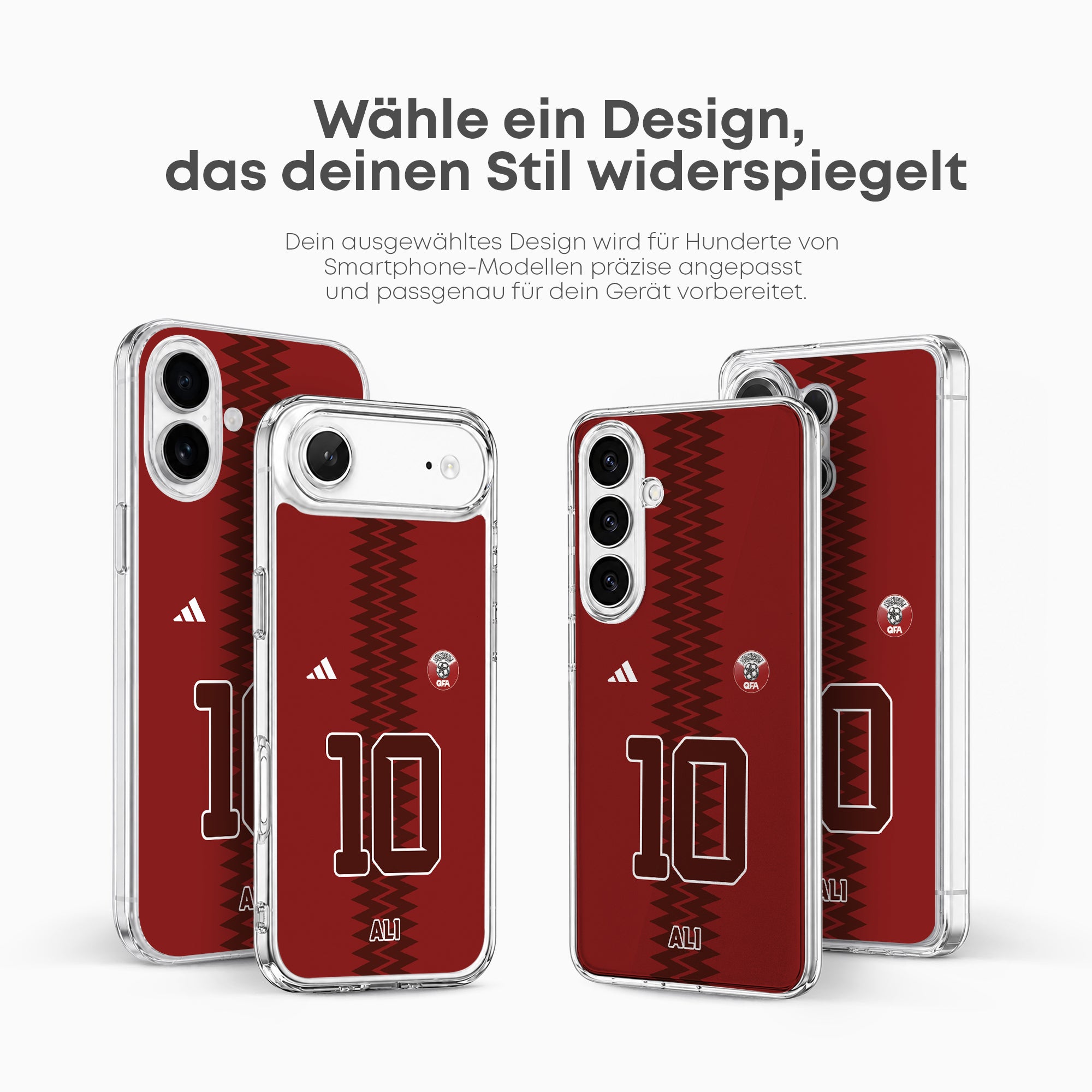 Qatar WM 2026 Handyhülle – Name & Nummer - 1instaphone