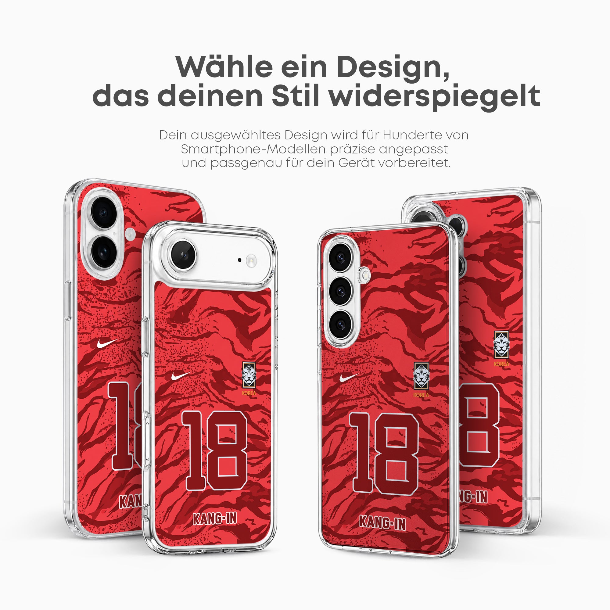 South Korea WM 2026 Handyhülle – Name & Nummer - 1instaphone