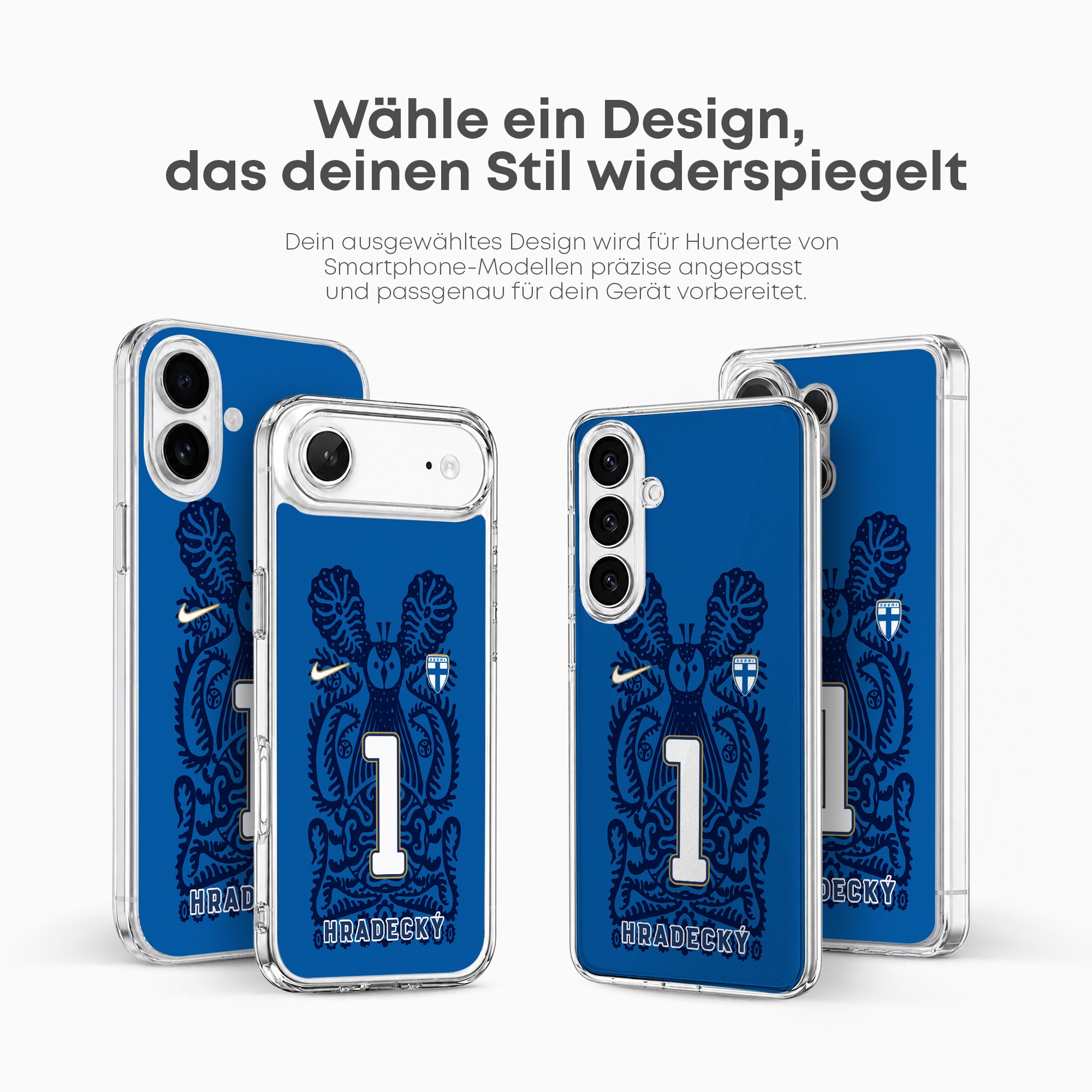 Finland WM 2026 Handyhülle – Name & Nummer - 1instaphone