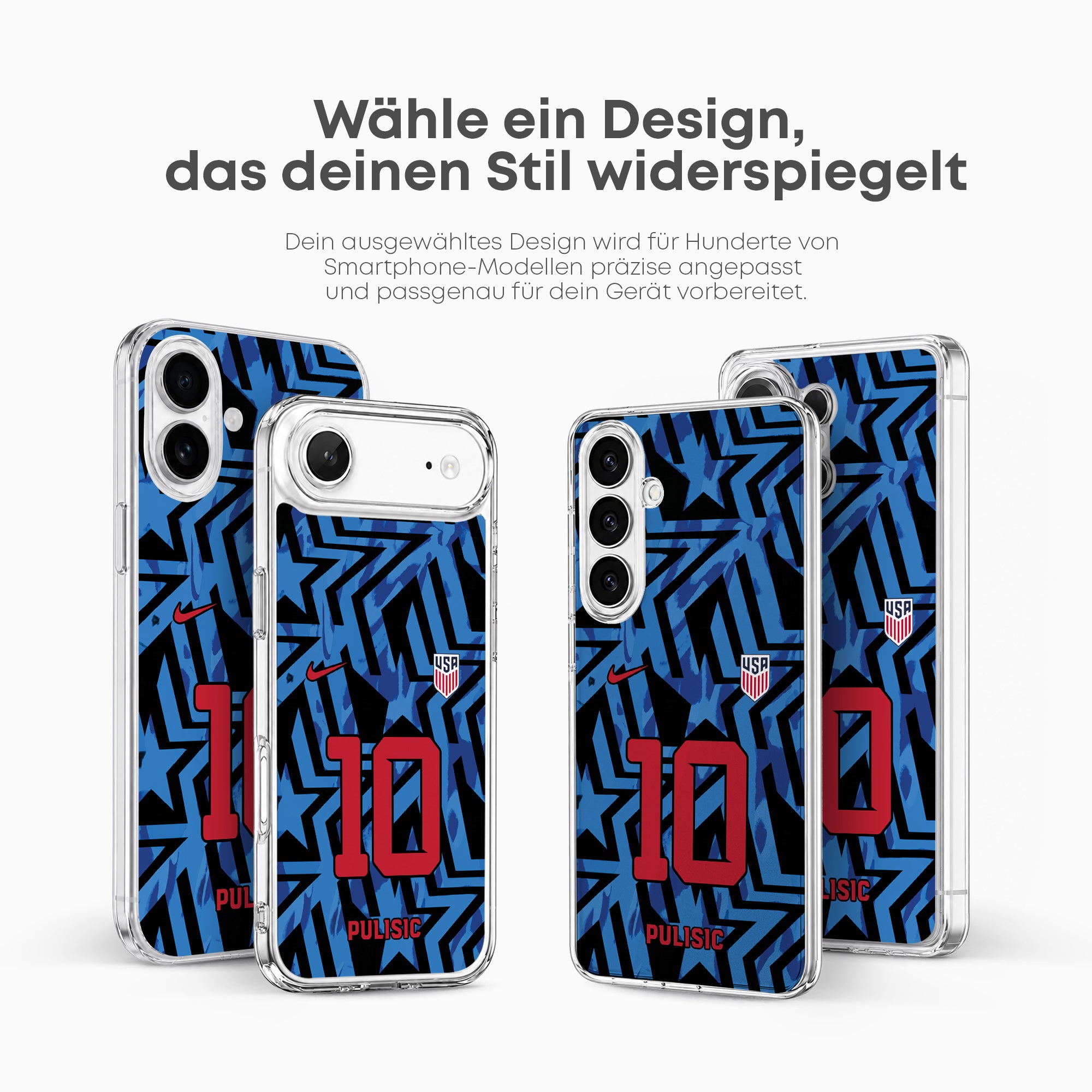 United States 2026 Handyhülle – Name & Nummer - 1instaphone
