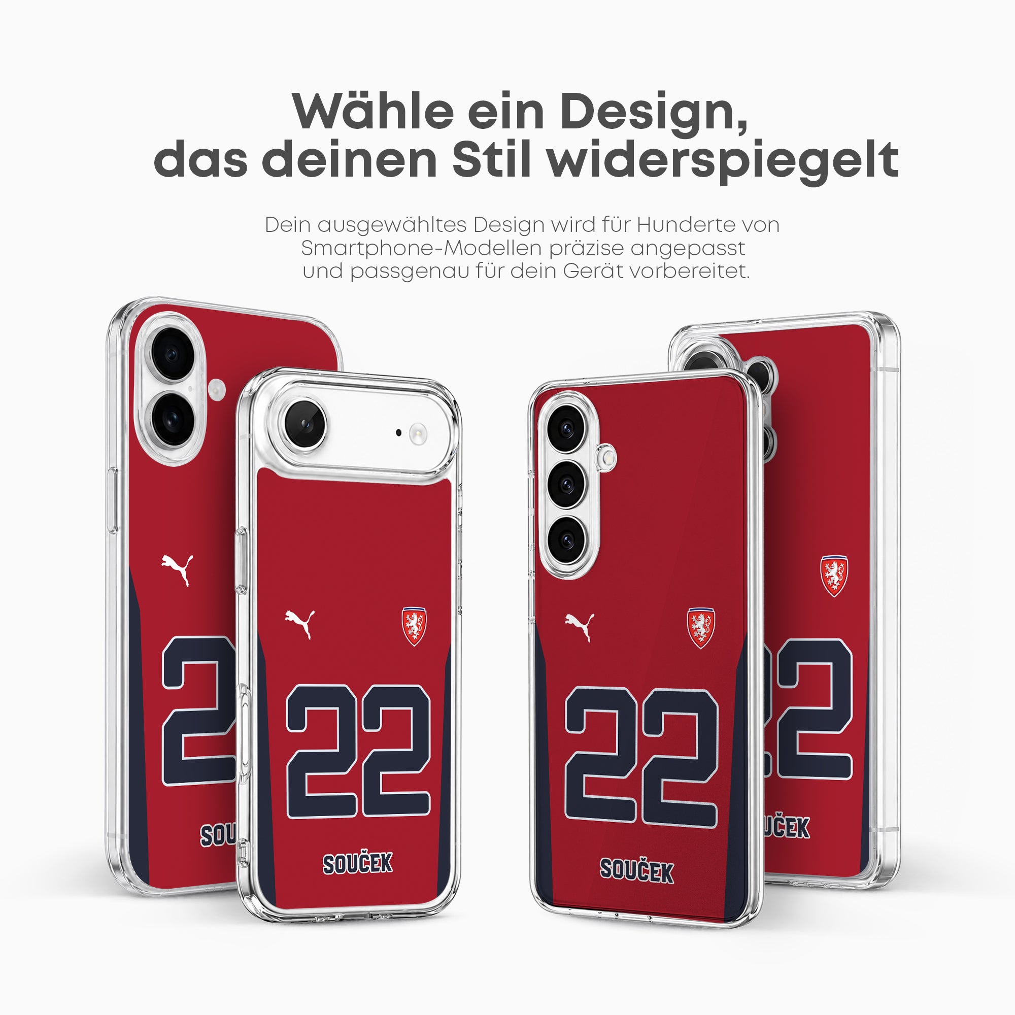 Czech Republic WM 2026 Handyhülle – Name & Nummer - 1instaphone
