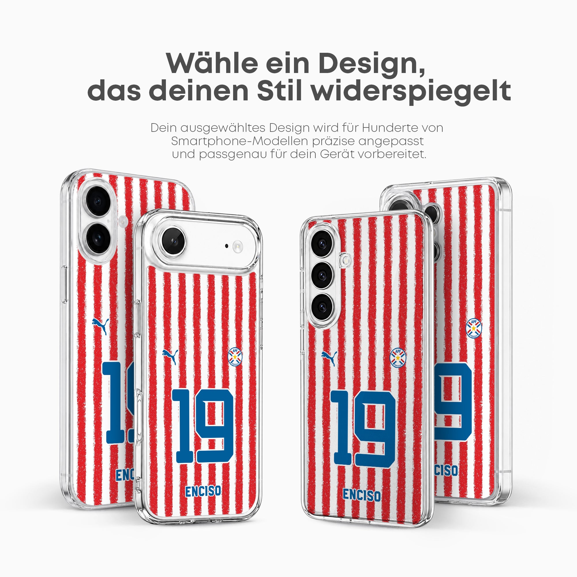 Paraguay 2026 Handyhülle – Name & Nummer - 1instaphone