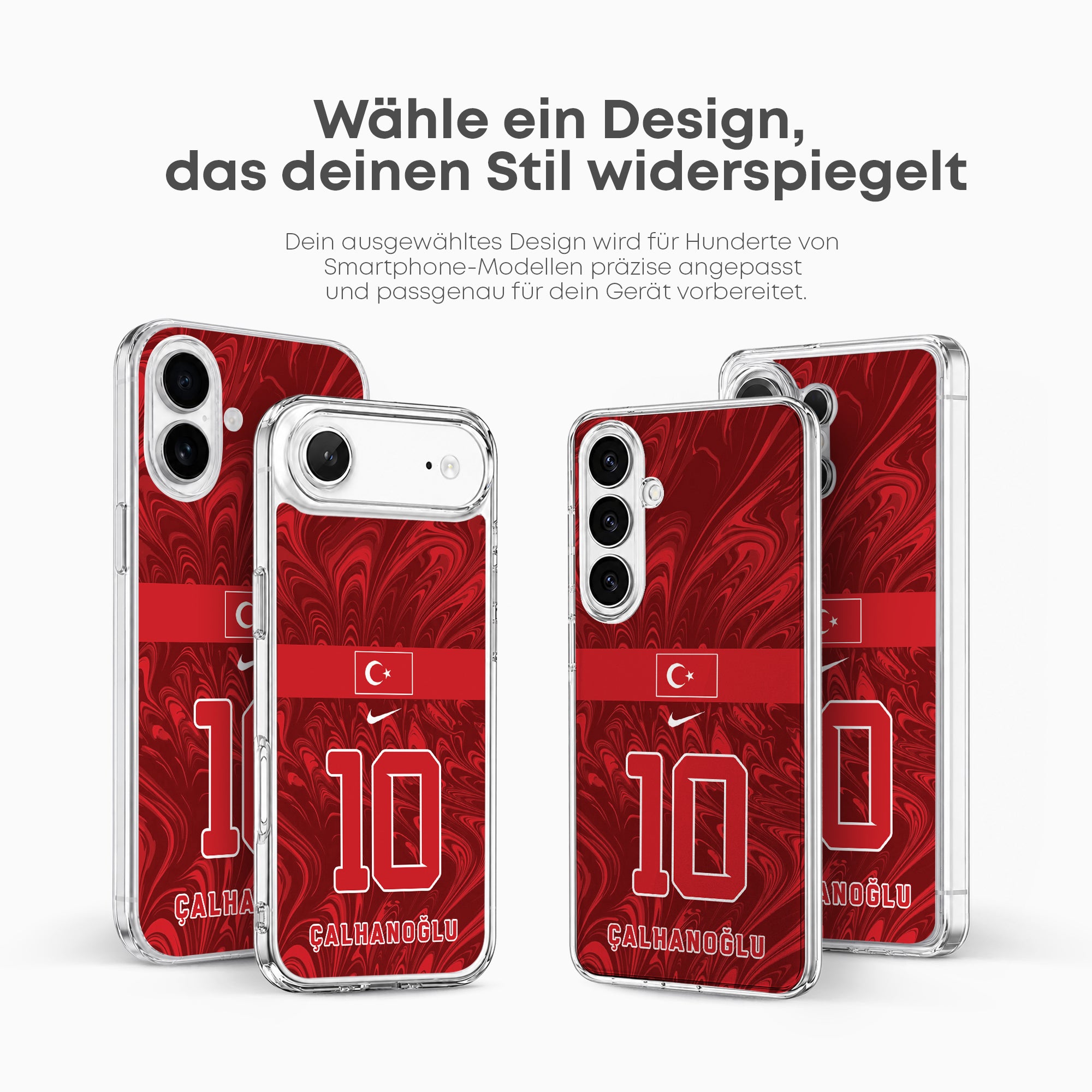 Turkey WM 2026 Handyhülle – Name & Nummer - 1instaphone