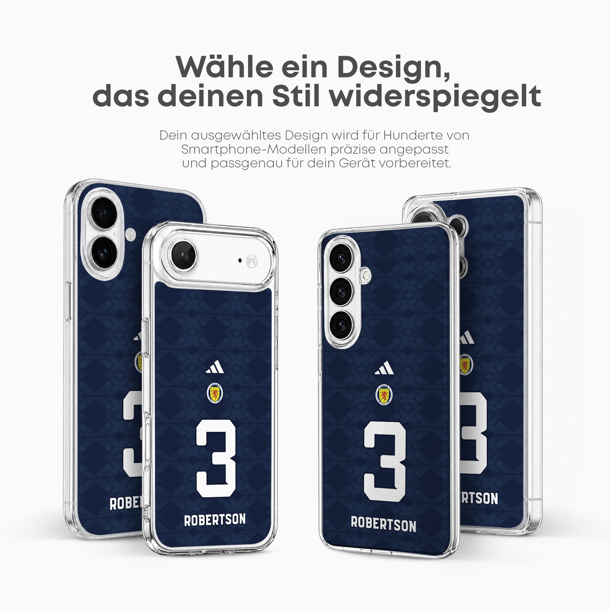 Scotland 2026 Handyhülle – Name & Nummer - 1instaphone