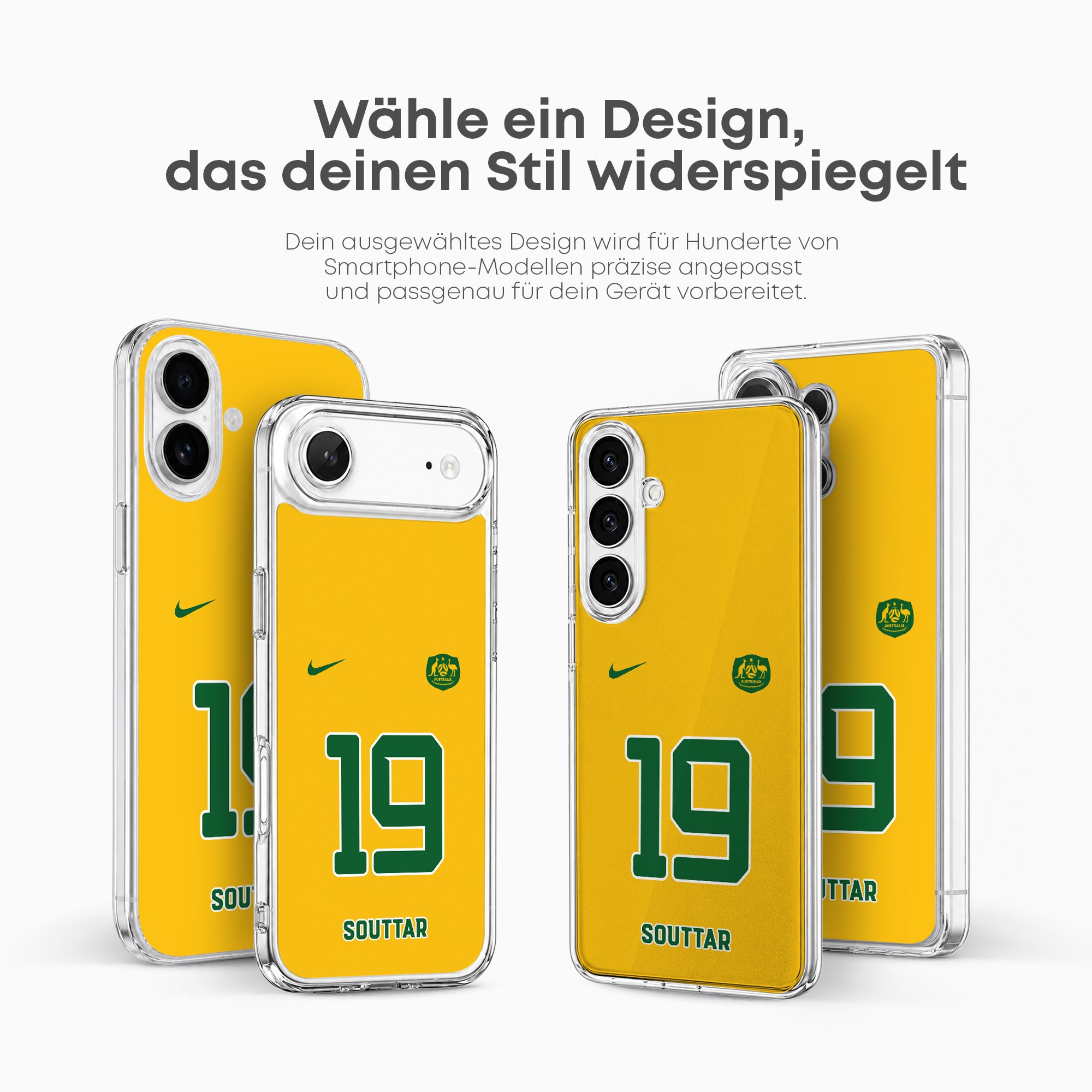 Australia 2026 Handyhülle – Name & Nummer - 1instaphone