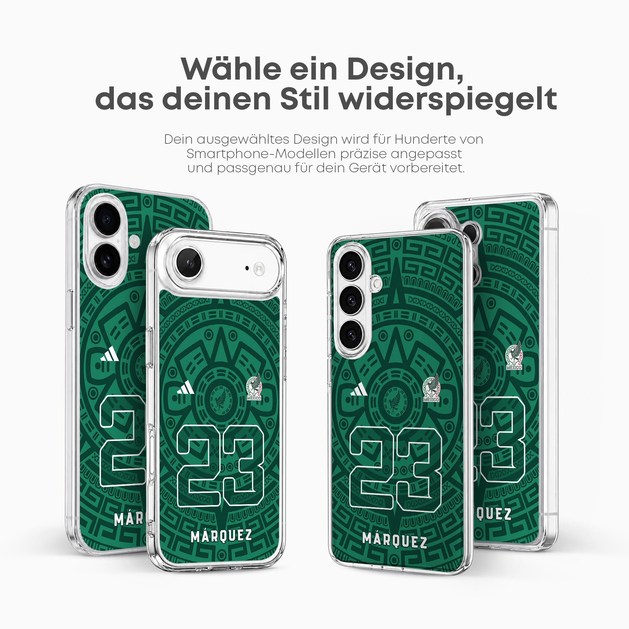 Mexico WM 2026 Handyhülle – Name & Nummer - 1instaphone