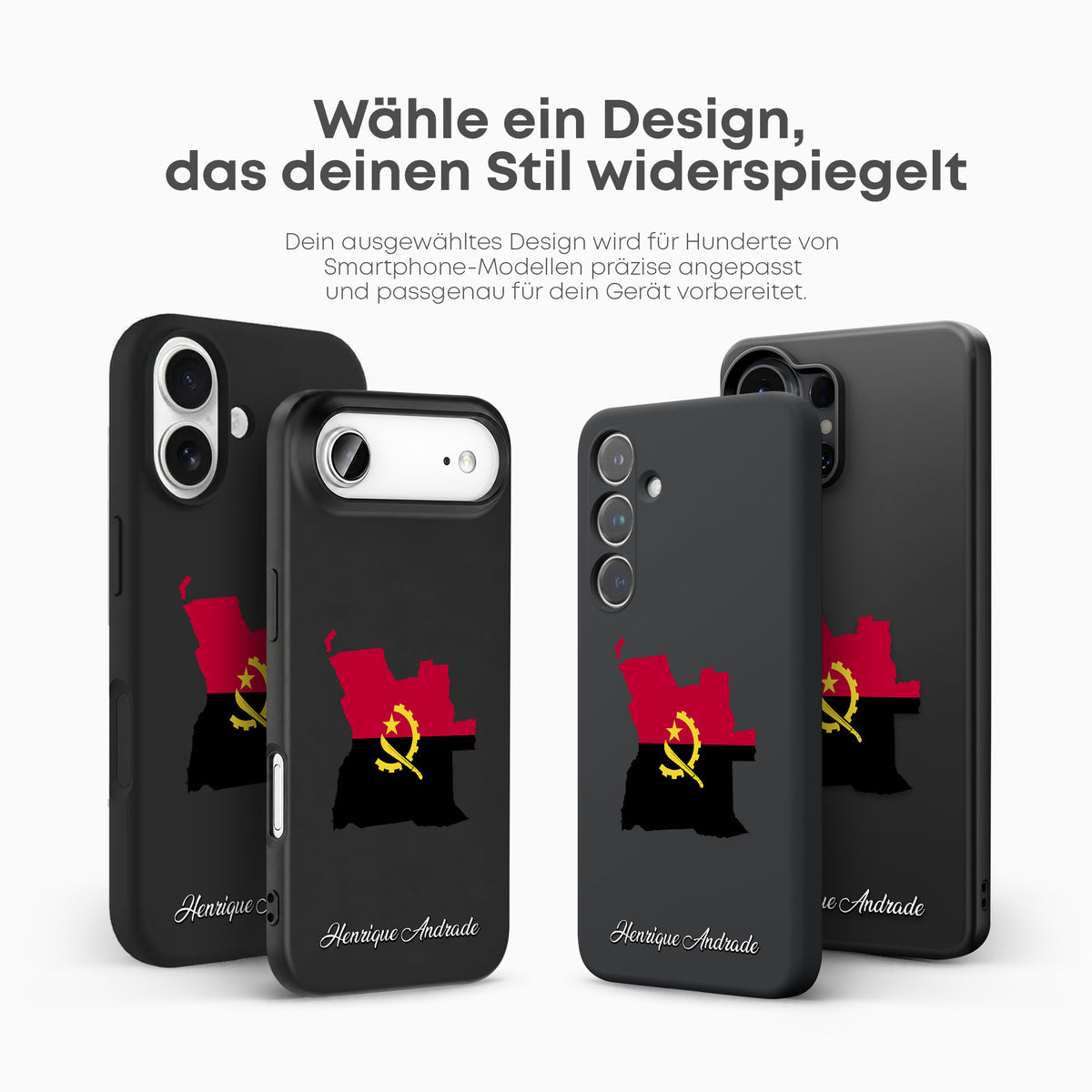 Handyhüllen mit Flagge - ANGOLA - 1instaphone