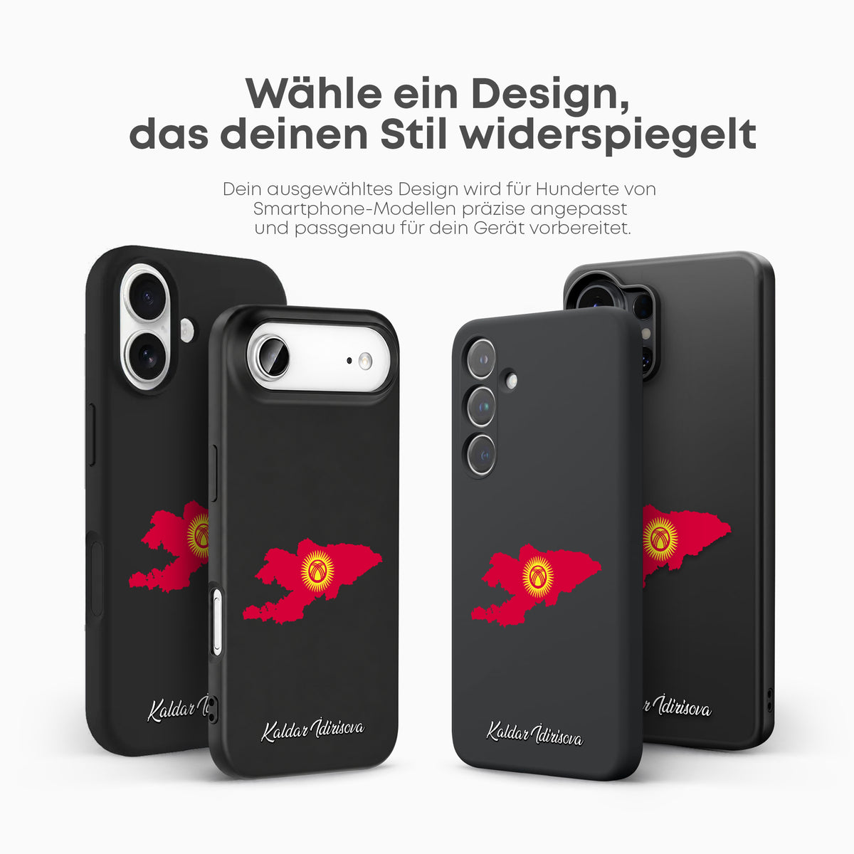 Handyhüllen mit Flagge - KIRGISISTAN - 1instaphone