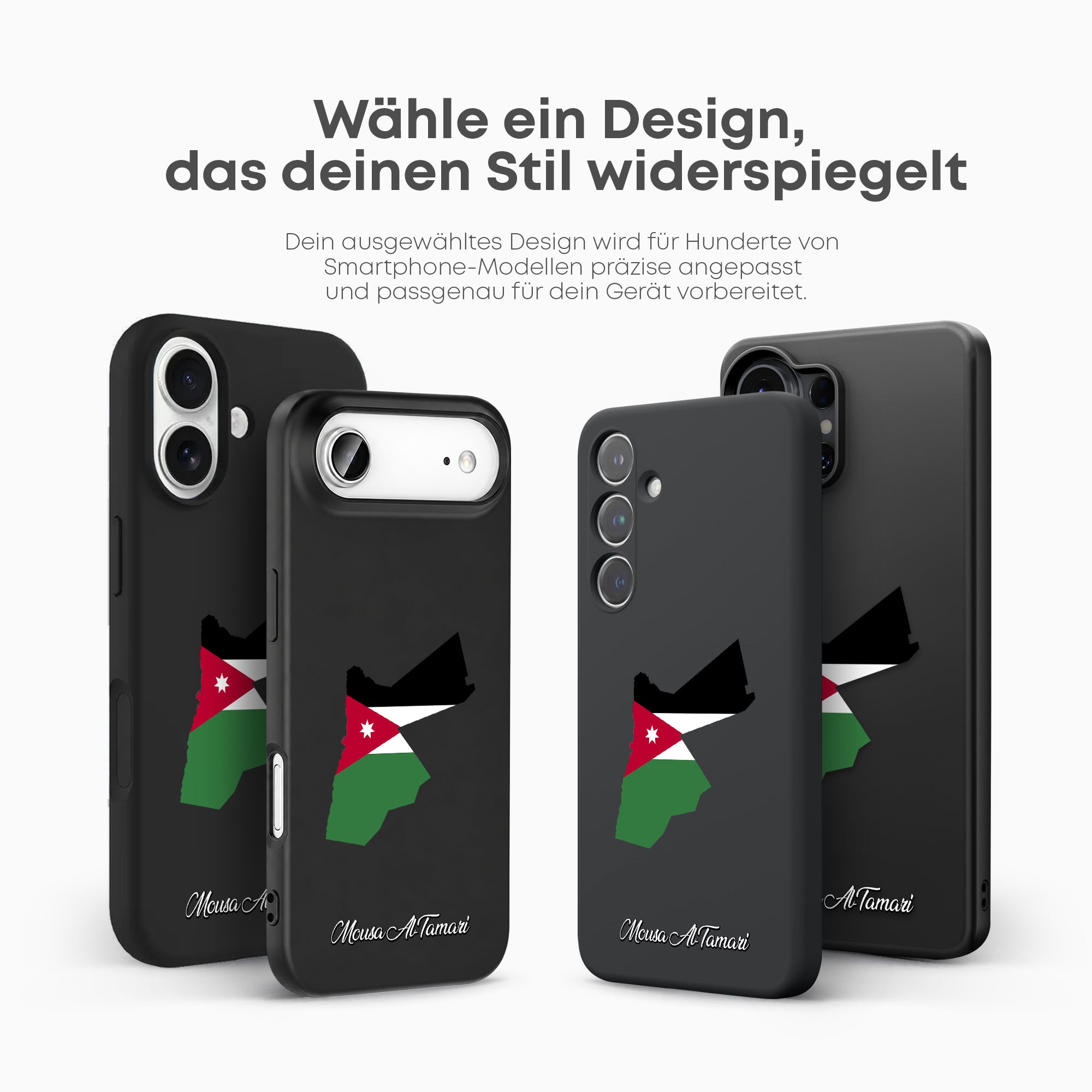 Handyhüllen mit Flagge - Jordanien - 1instaphone