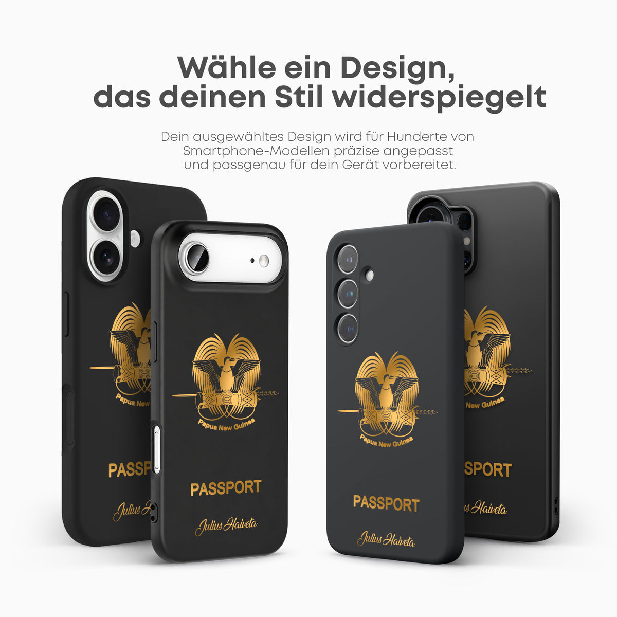 Handyhüllen mit Reisepass - Papua-Neuguinea - 1instaphone