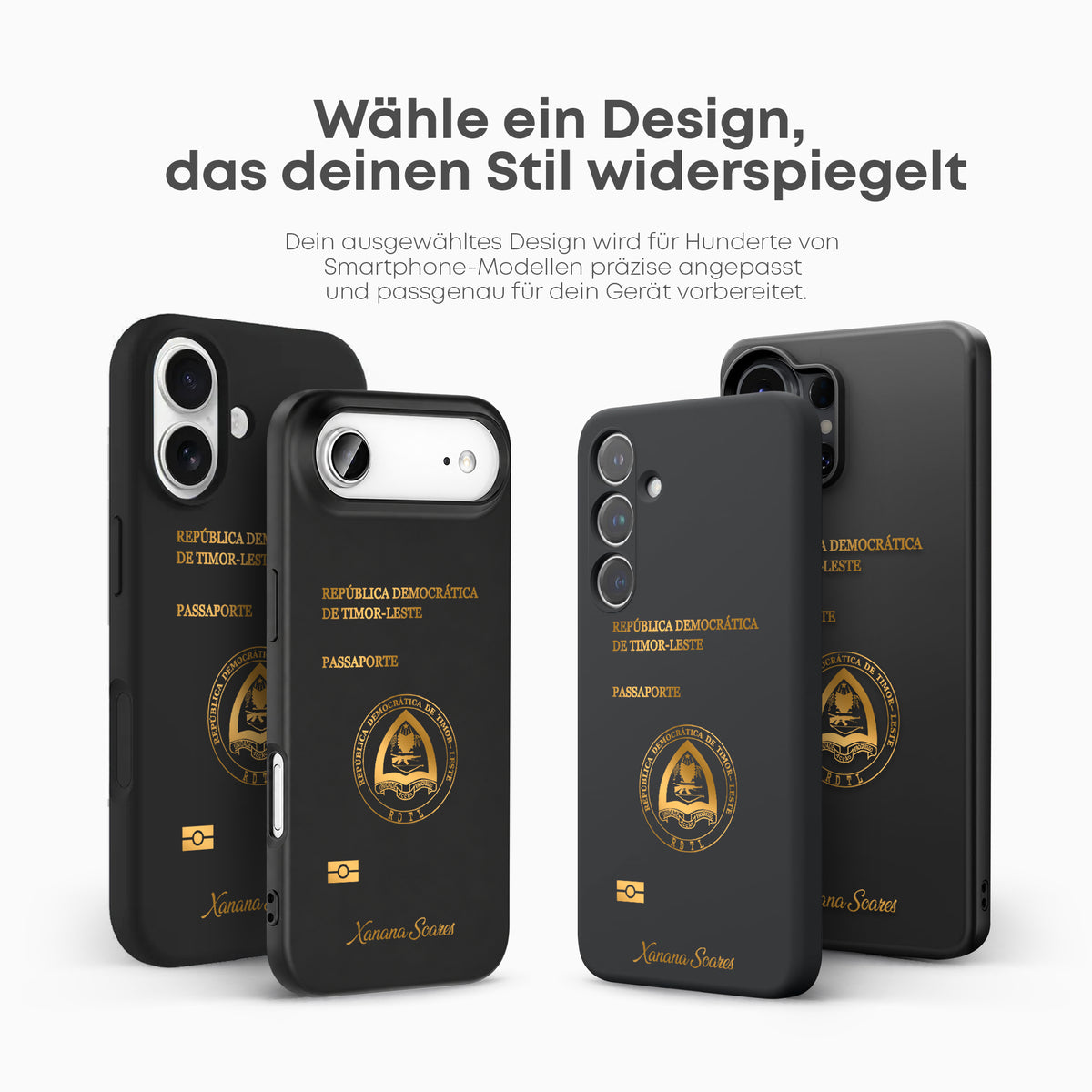 Handyhüllen mit Reisepass - Osttimor - 1instaphone