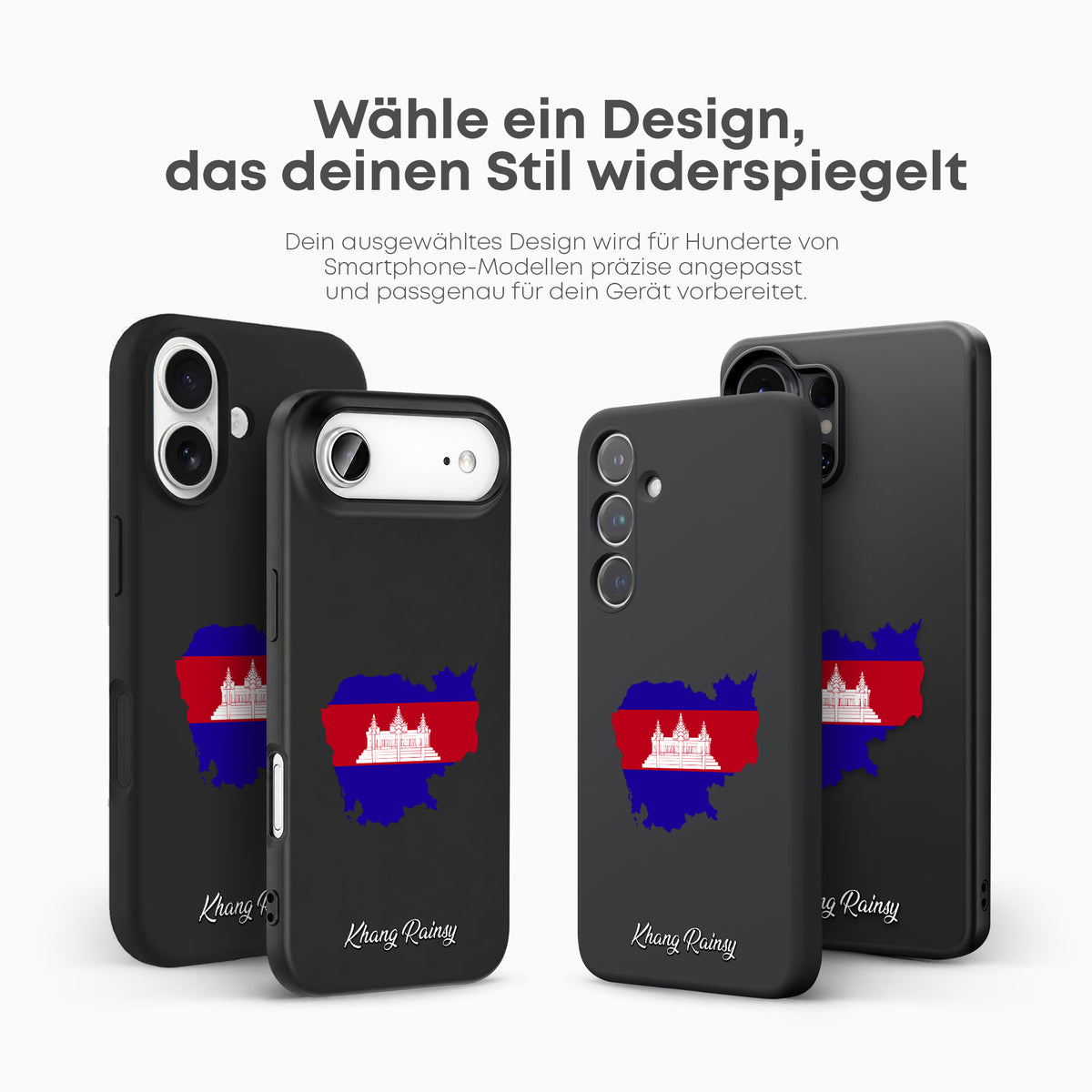 Handyhüllen mit Flagge - KAMBODSCHA - 1instaphone