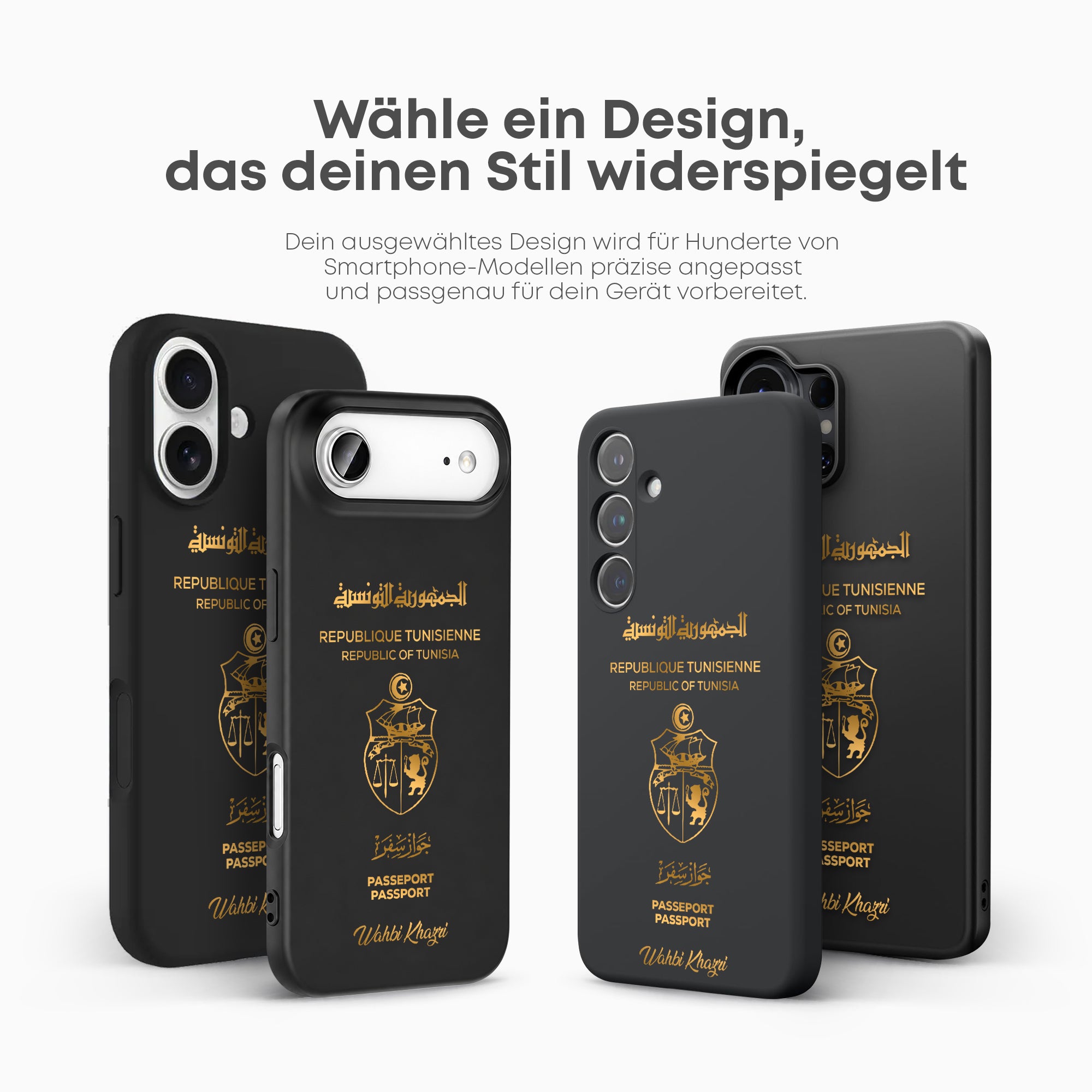 Handyhüllen mit Reisepass - Tunesien - 1instaphone