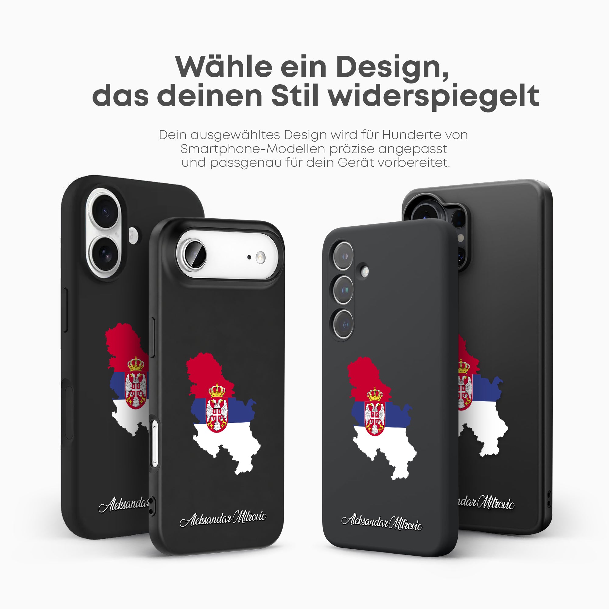 Handyhüllen mit Flagge - Serbien - 1instaphone