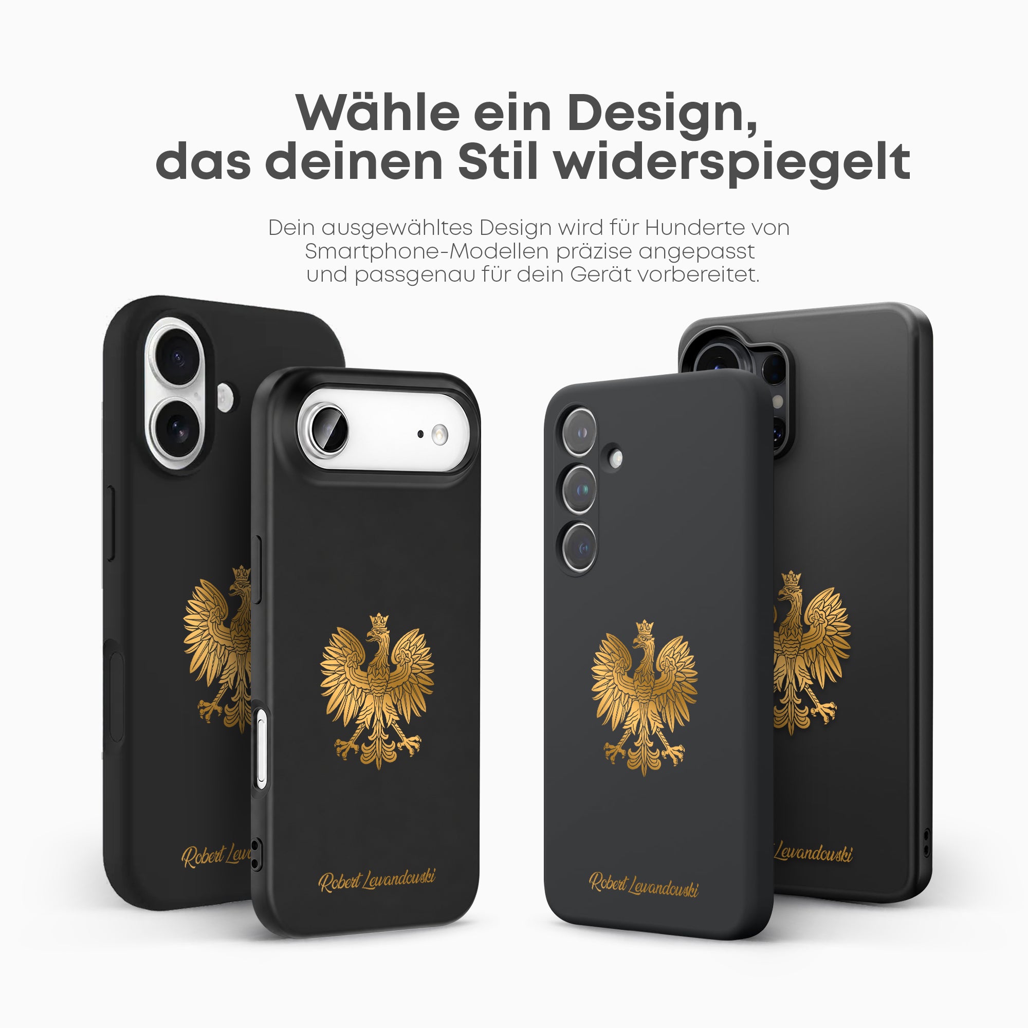 Handyhülle mit Länderwappen - Polen - 1instaphone