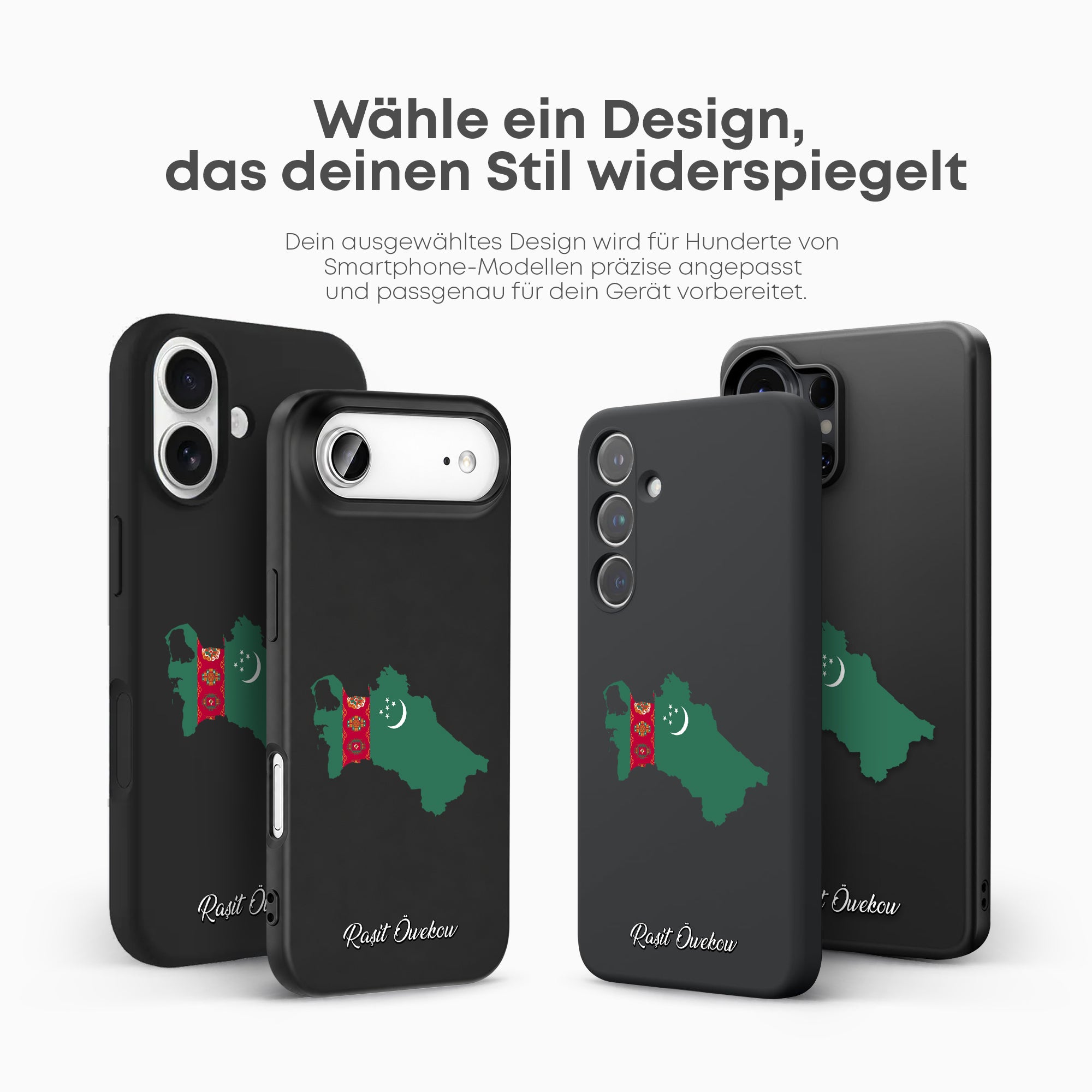 Handyhüllen mit Flagge - TURKMENISTAN - 1instaphone