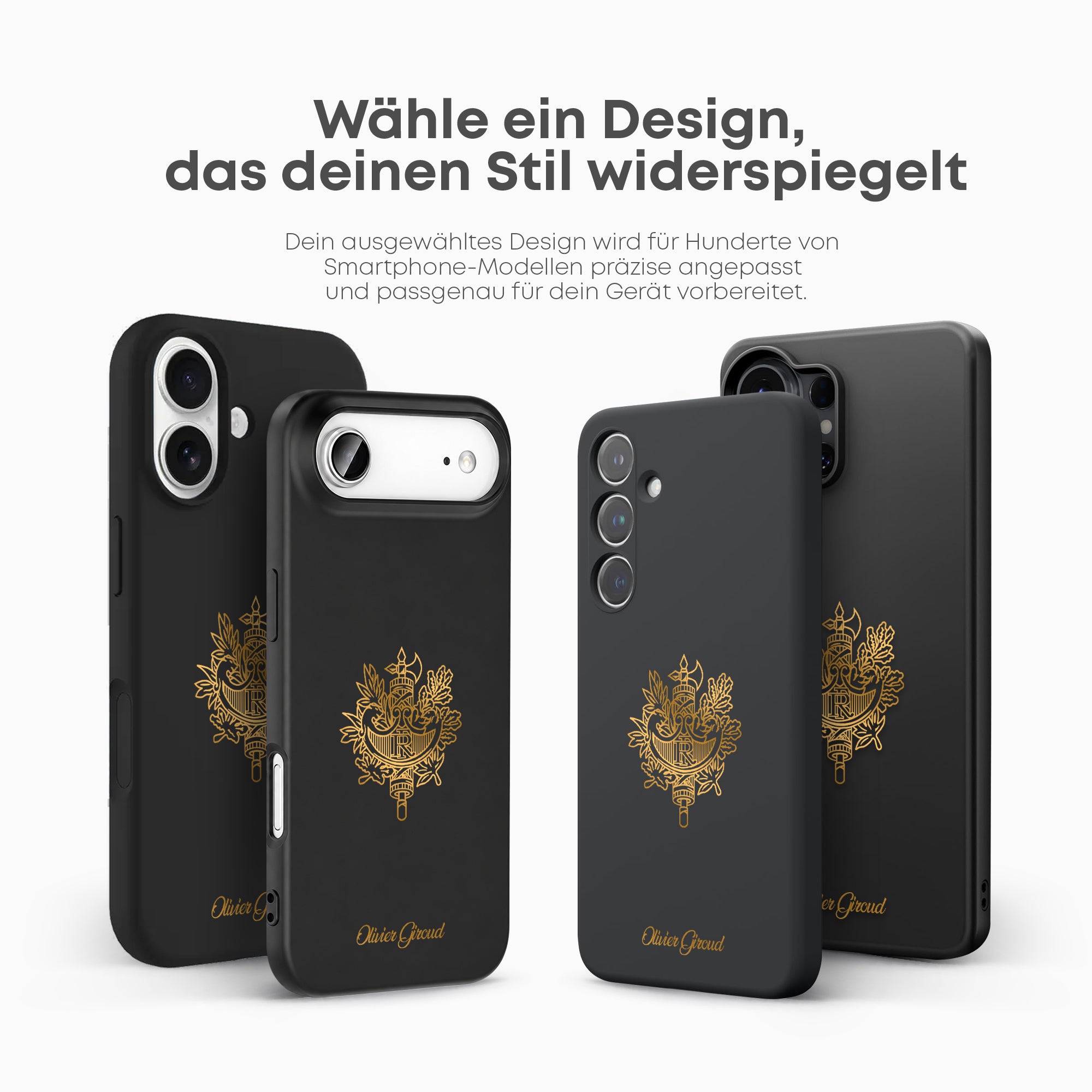 Handyhülle mit Länderwappen - Frankreich - 1instaphone